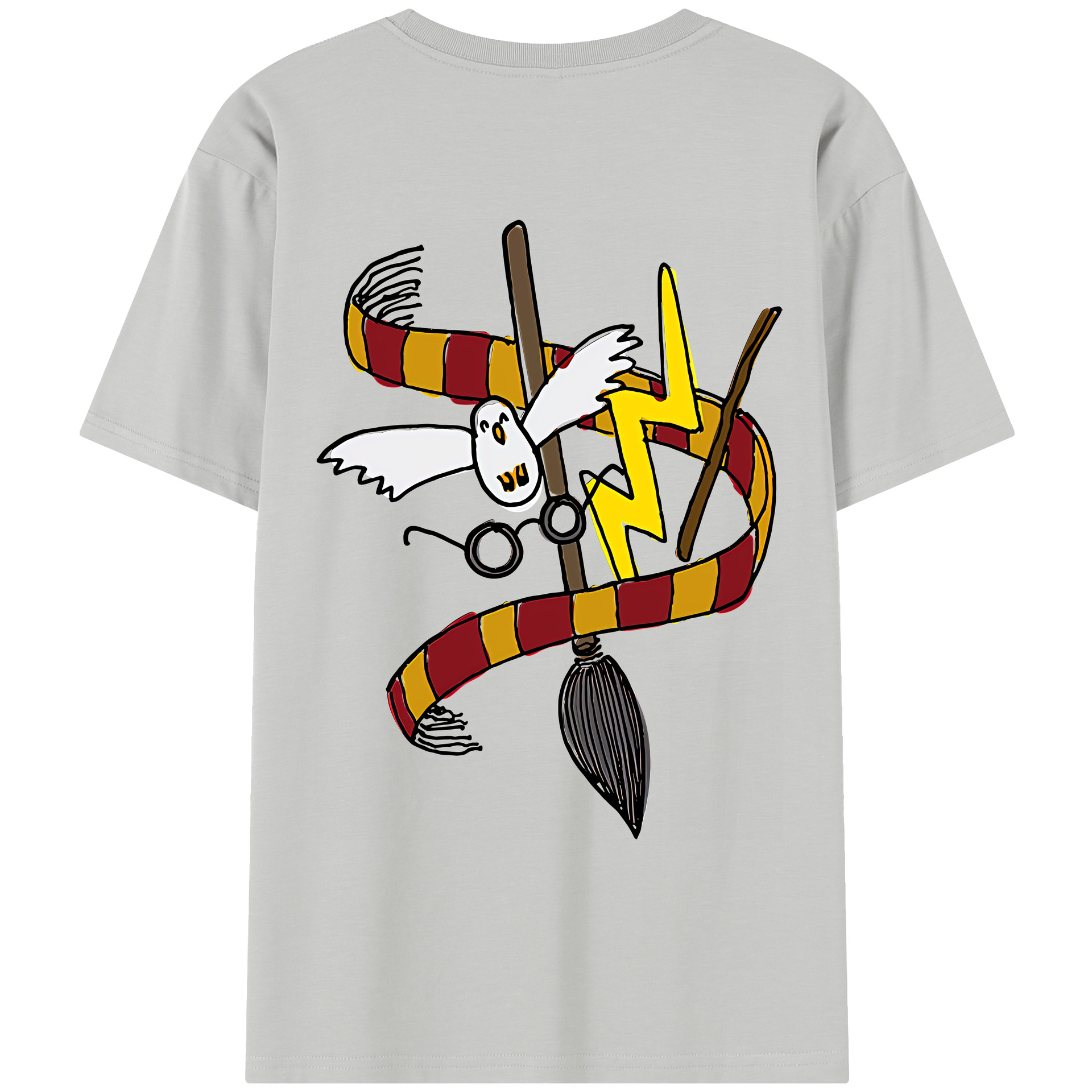 （画像用） Harry Potter ハリー・ポッターシリーズ レディース半袖Tシャツ(バックプリント)