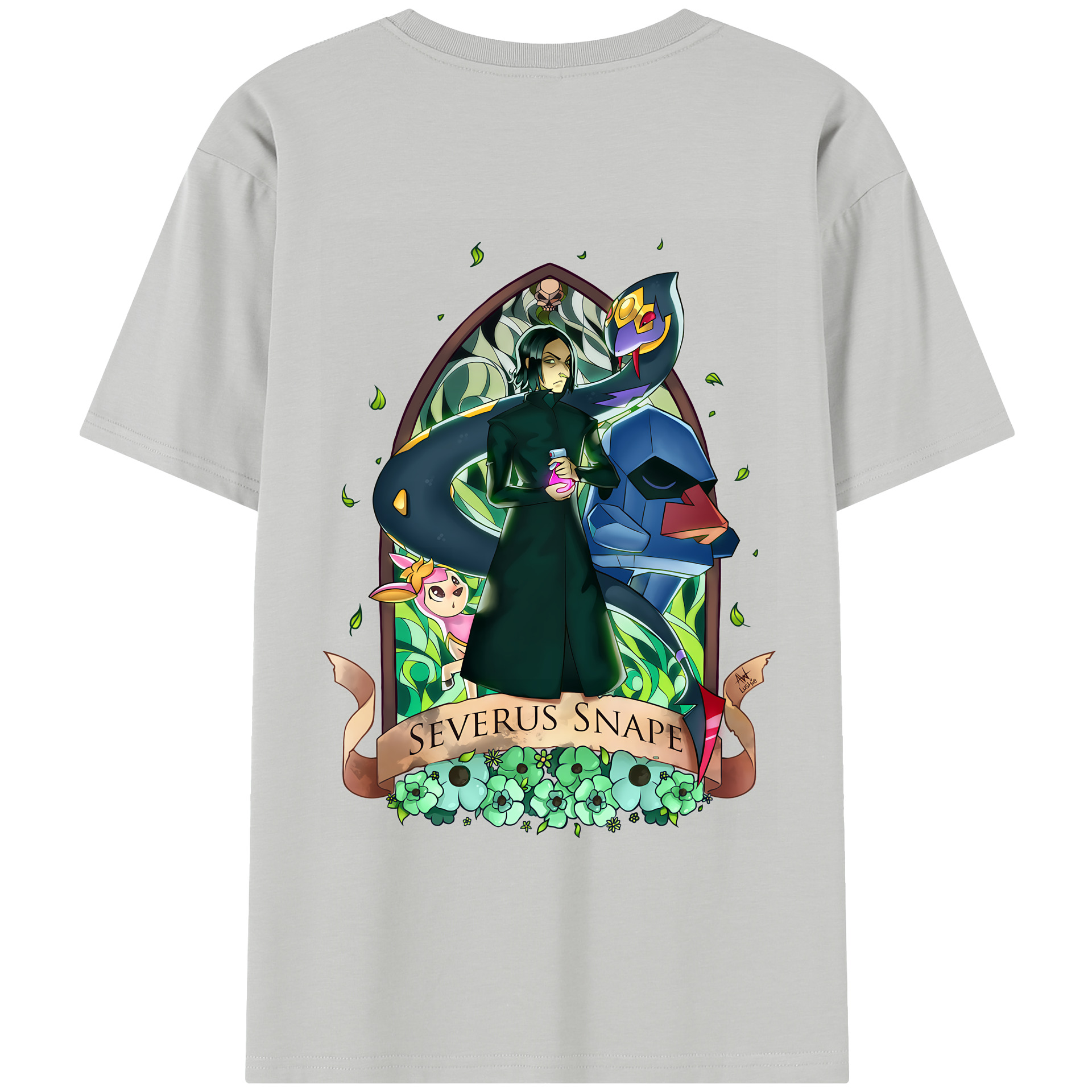 （画像用） Harry Potter ハリー・ポッターシリーズ レディース半袖Tシャツ(バックプリント)
