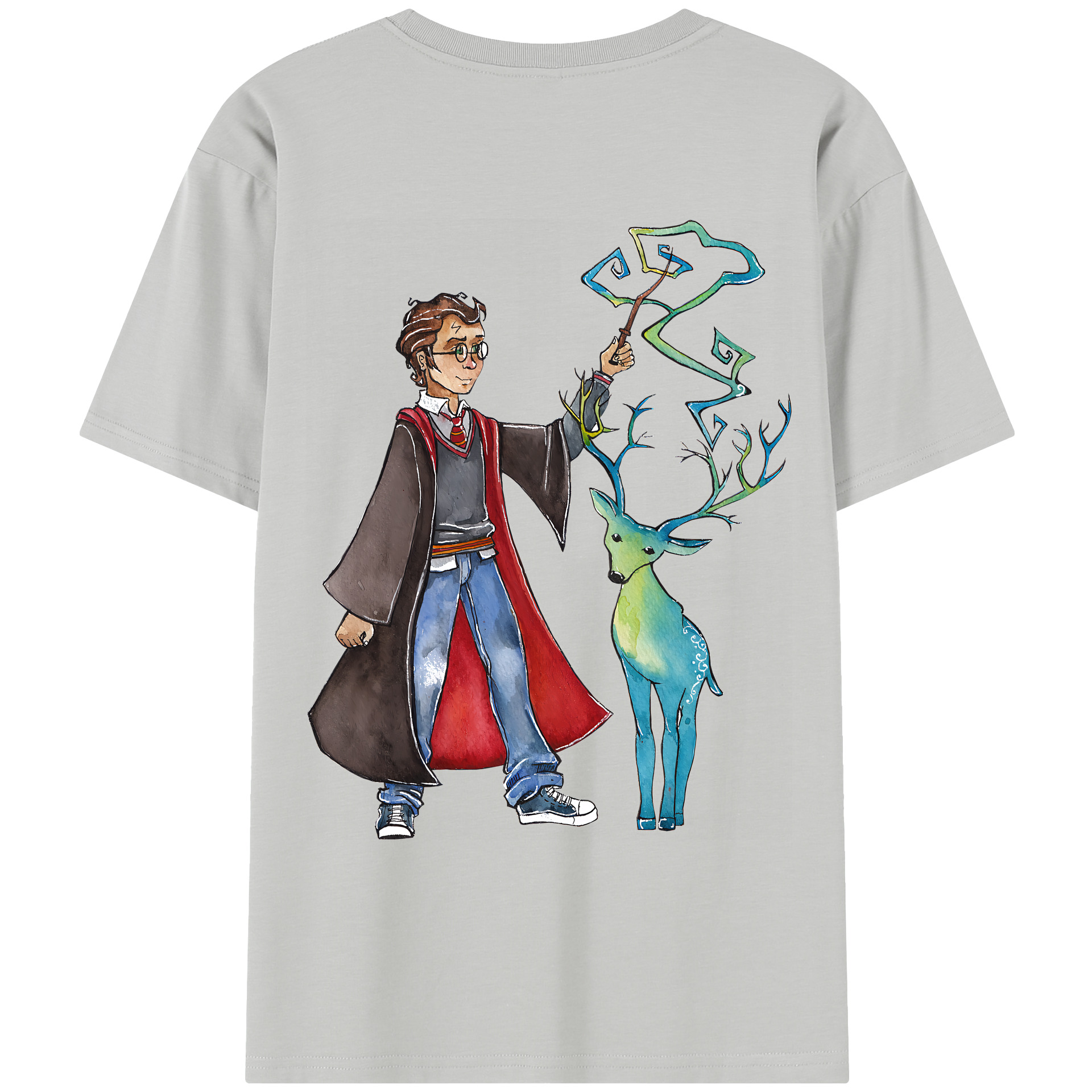 （画像用） Harry Potter ハリー・ポッターシリーズ レディース半袖Tシャツ(バックプリント)