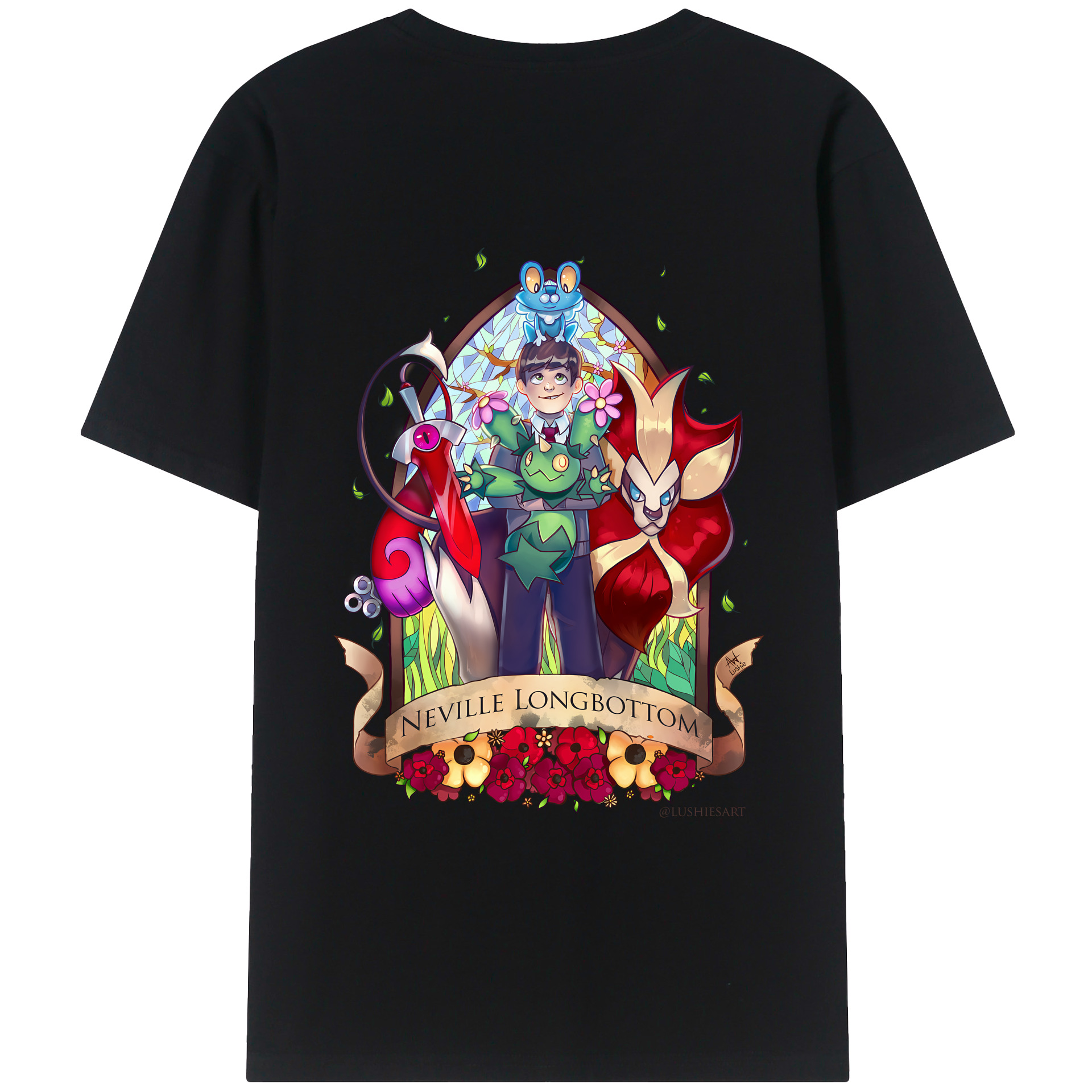（画像用） Harry Potter ハリー・ポッターシリーズ レディース半袖Tシャツ(バックプリント)