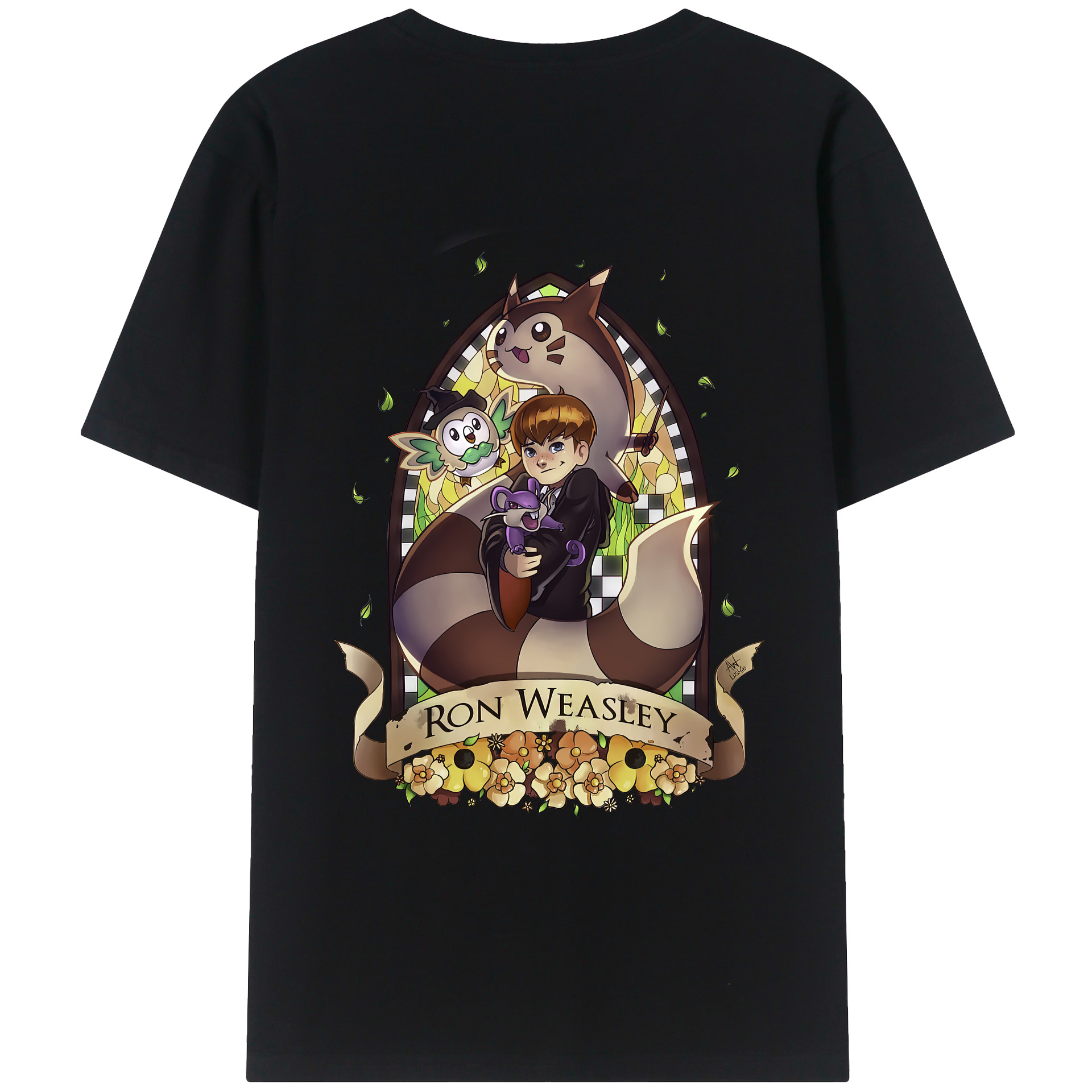 （画像用） Harry Potter ハリー・ポッターシリーズ レディース半袖Tシャツ(バックプリント)