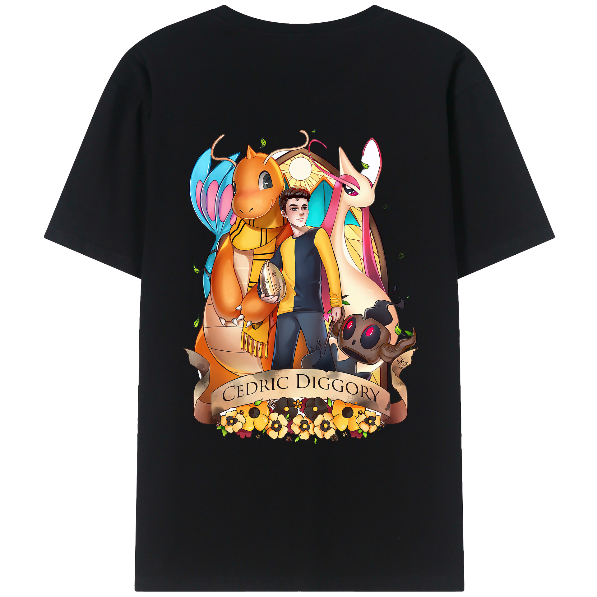 （画像用） Harry Potter ハリー・ポッターシリーズ レディース半袖Tシャツ(バックプリント)