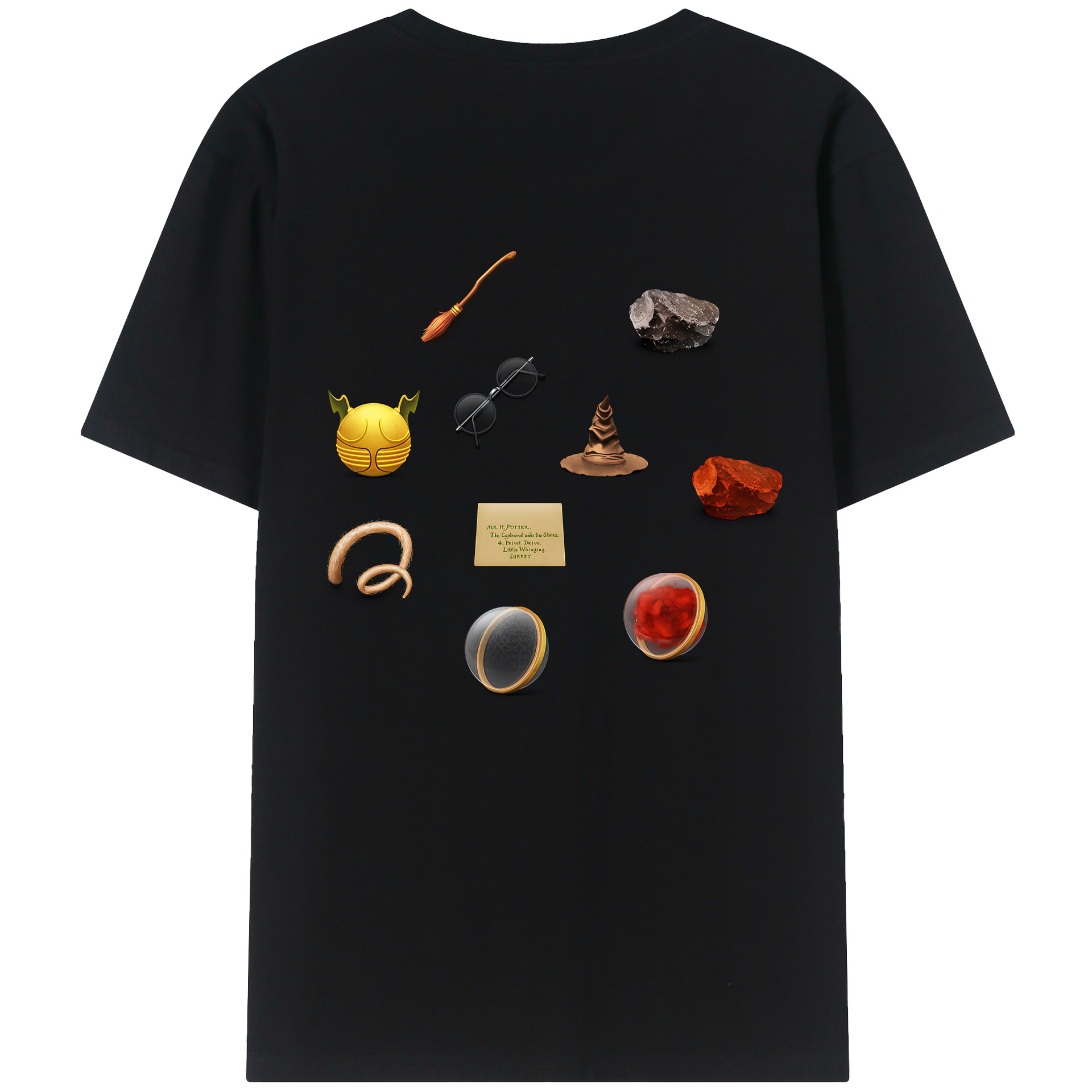 （画像用） Harry Potter ハリー・ポッターシリーズ レディース半袖Tシャツ(バックプリント)