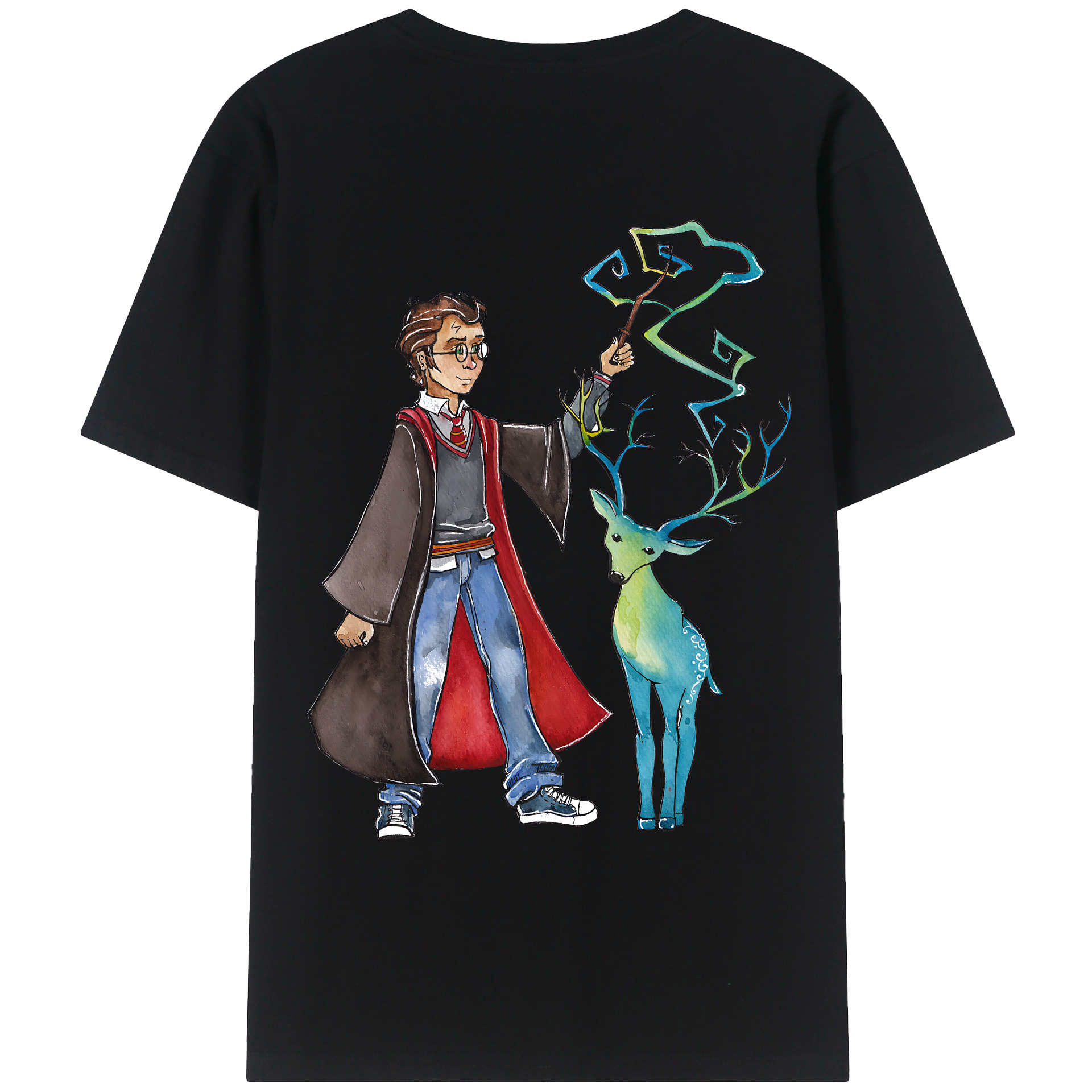 （画像用） Harry Potter ハリー・ポッターシリーズ レディース半袖Tシャツ(バックプリント)