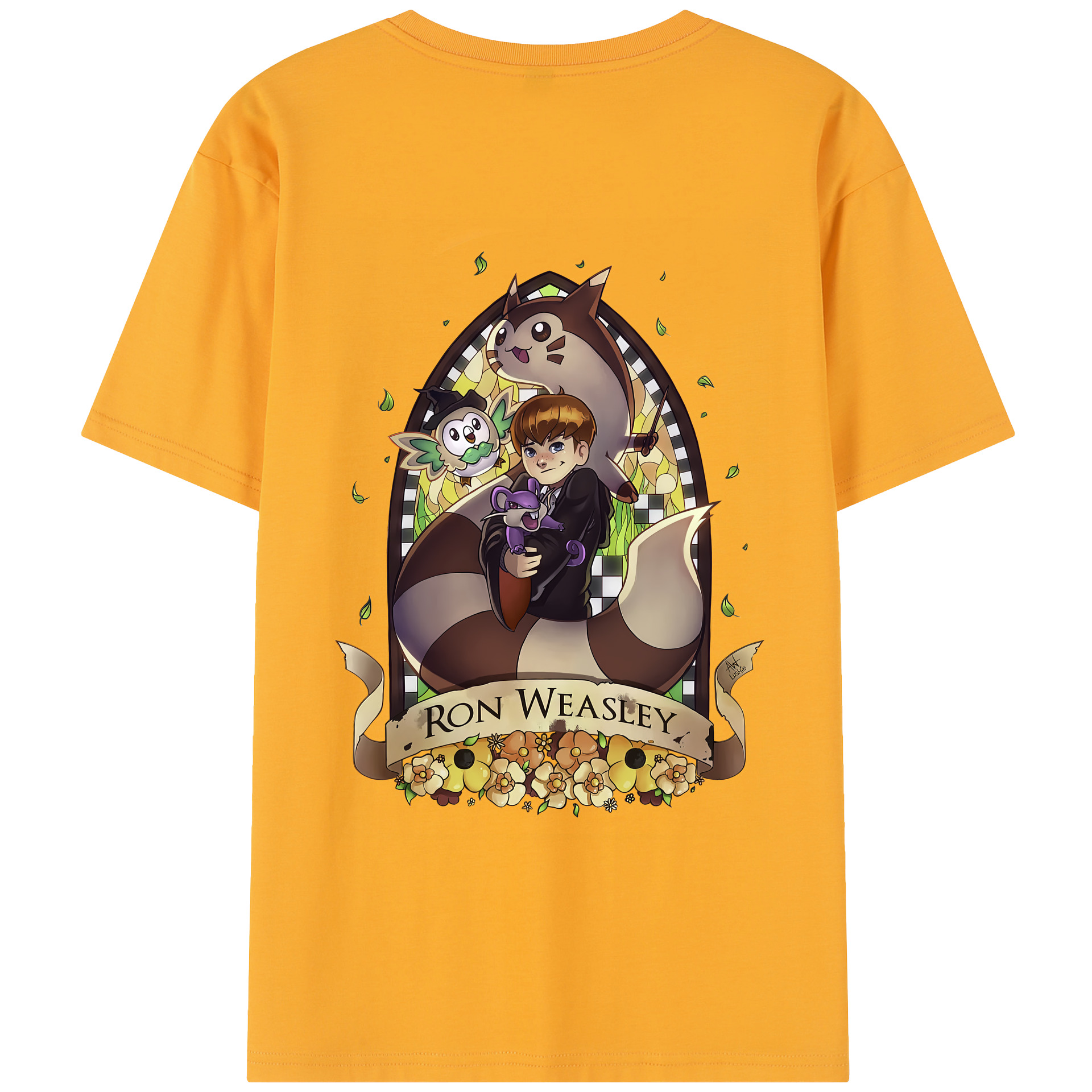 （画像用） Harry Potter ハリー・ポッターシリーズ レディース半袖Tシャツ(バックプリント)