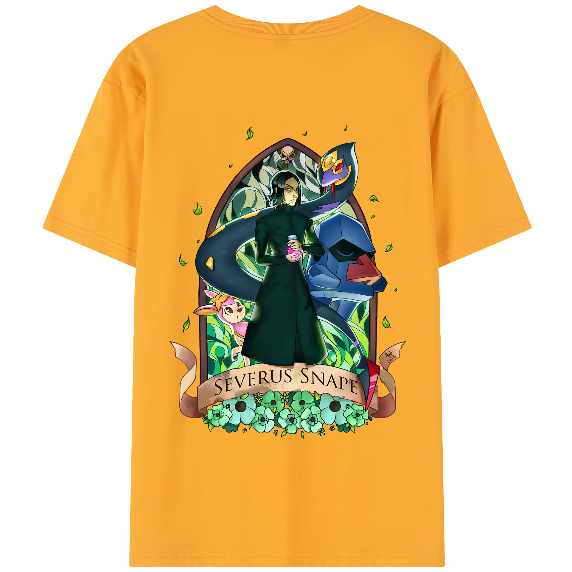 （画像用） Harry Potter ハリー・ポッターシリーズ レディース半袖Tシャツ(バックプリント)