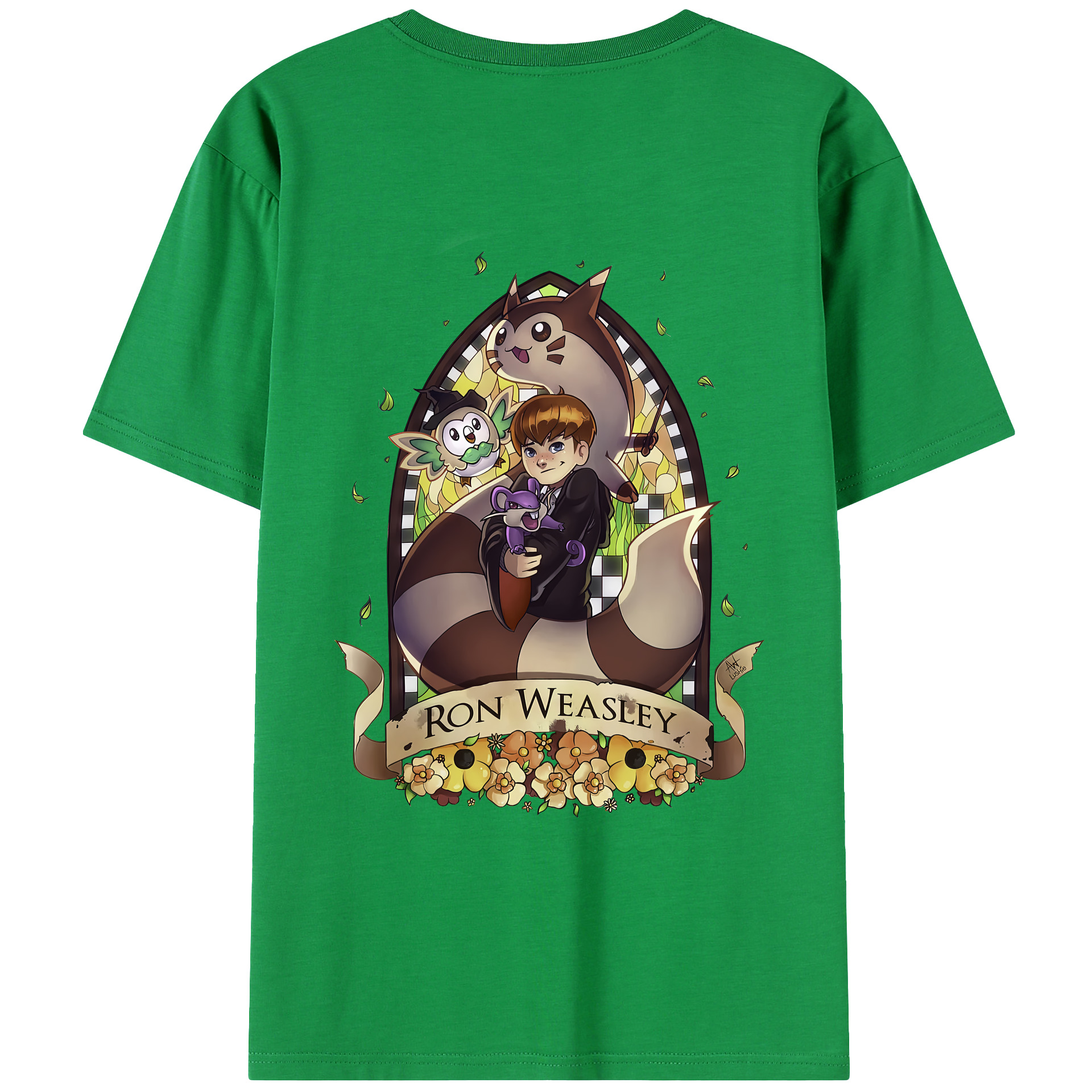 （画像用） Harry Potter ハリー・ポッターシリーズ レディース半袖Tシャツ(バックプリント)