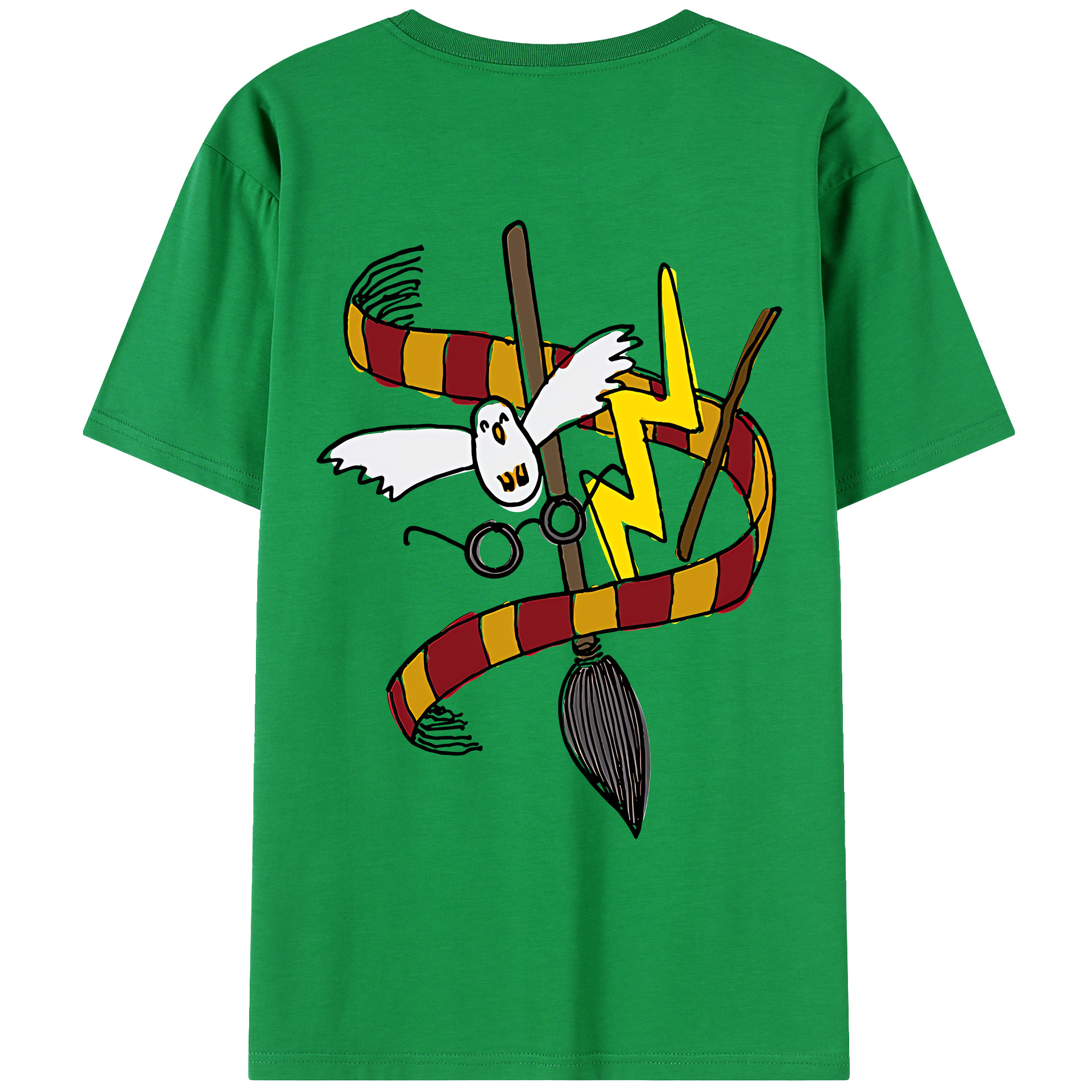 （画像用） Harry Potter ハリー・ポッターシリーズ レディース半袖Tシャツ(バックプリント)