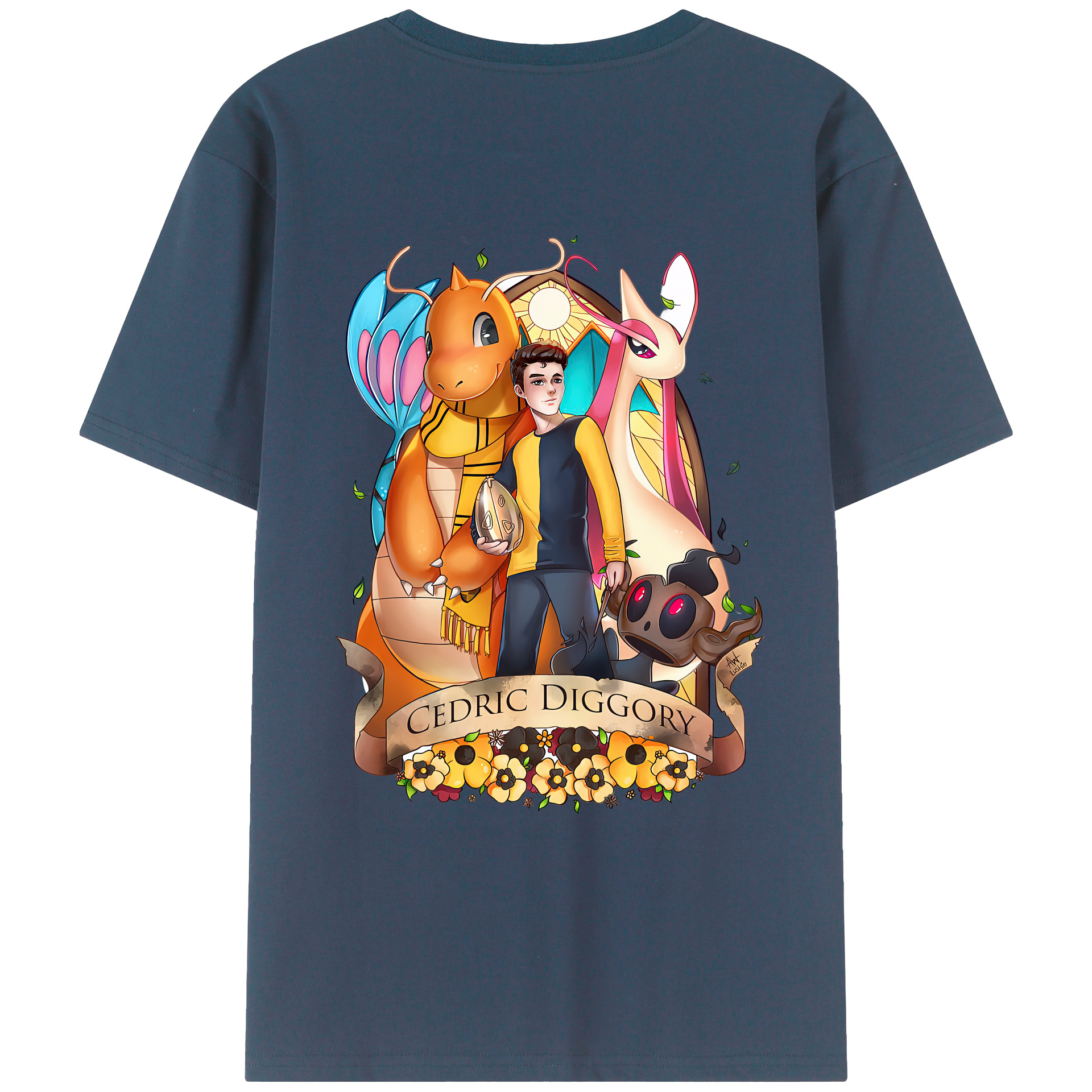 （画像用） Harry Potter ハリー・ポッターシリーズ レディース半袖Tシャツ(バックプリント)
