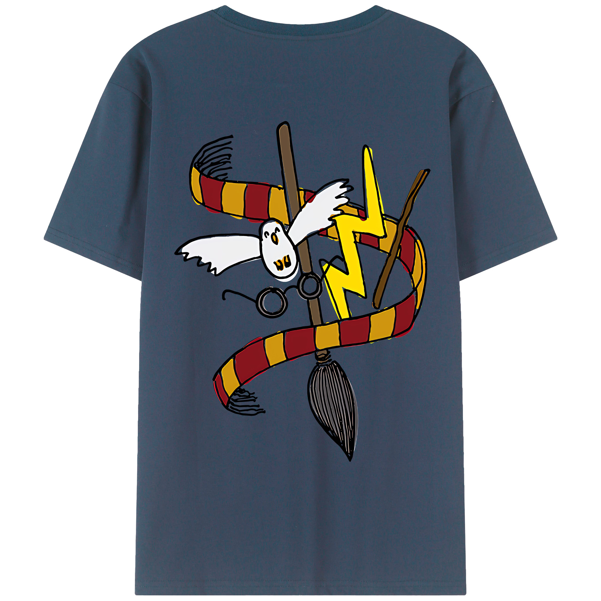（画像用） Harry Potter ハリー・ポッターシリーズ レディース半袖Tシャツ(バックプリント)