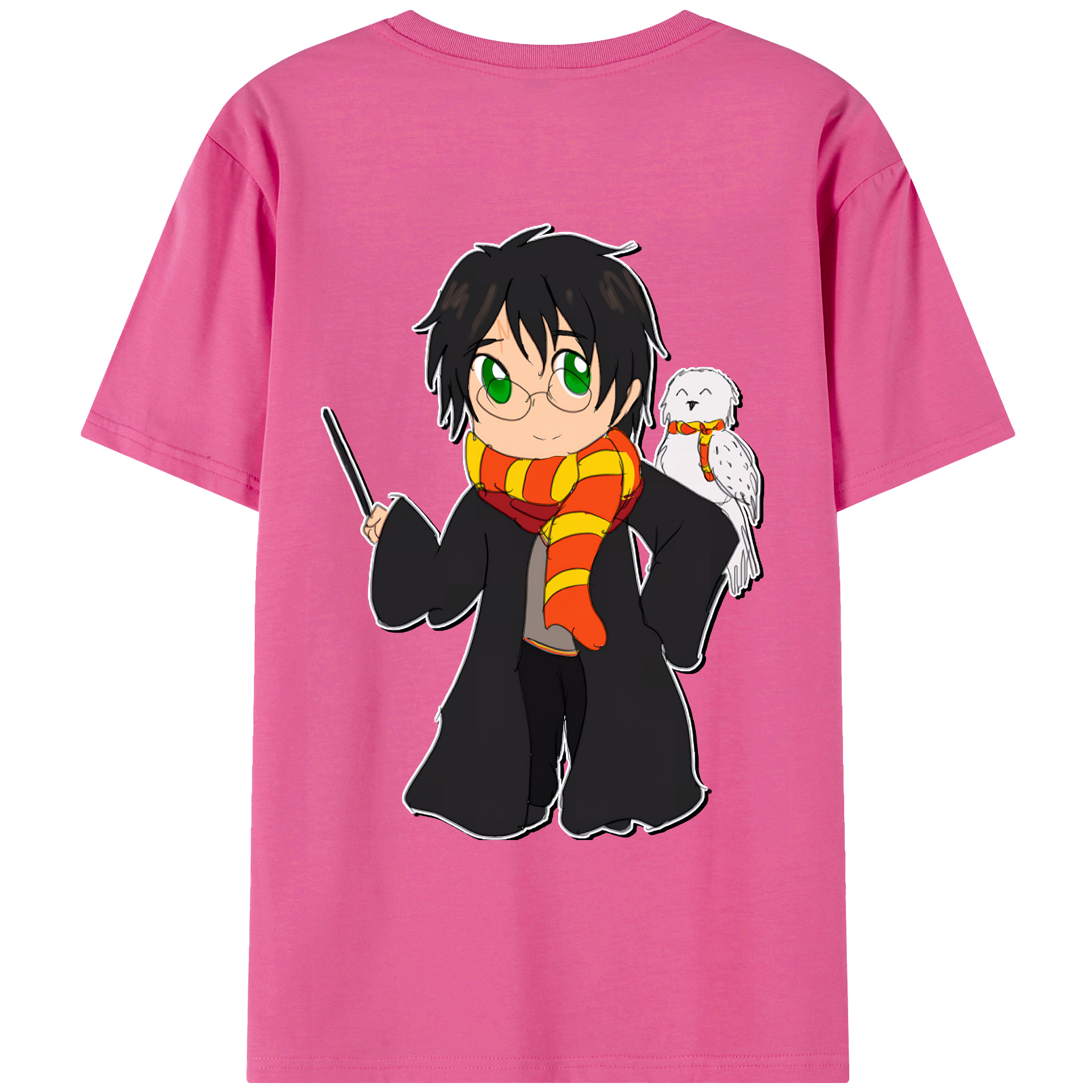 （画像用） Harry Potter ハリー・ポッターシリーズ レディース半袖Tシャツ(バックプリント)