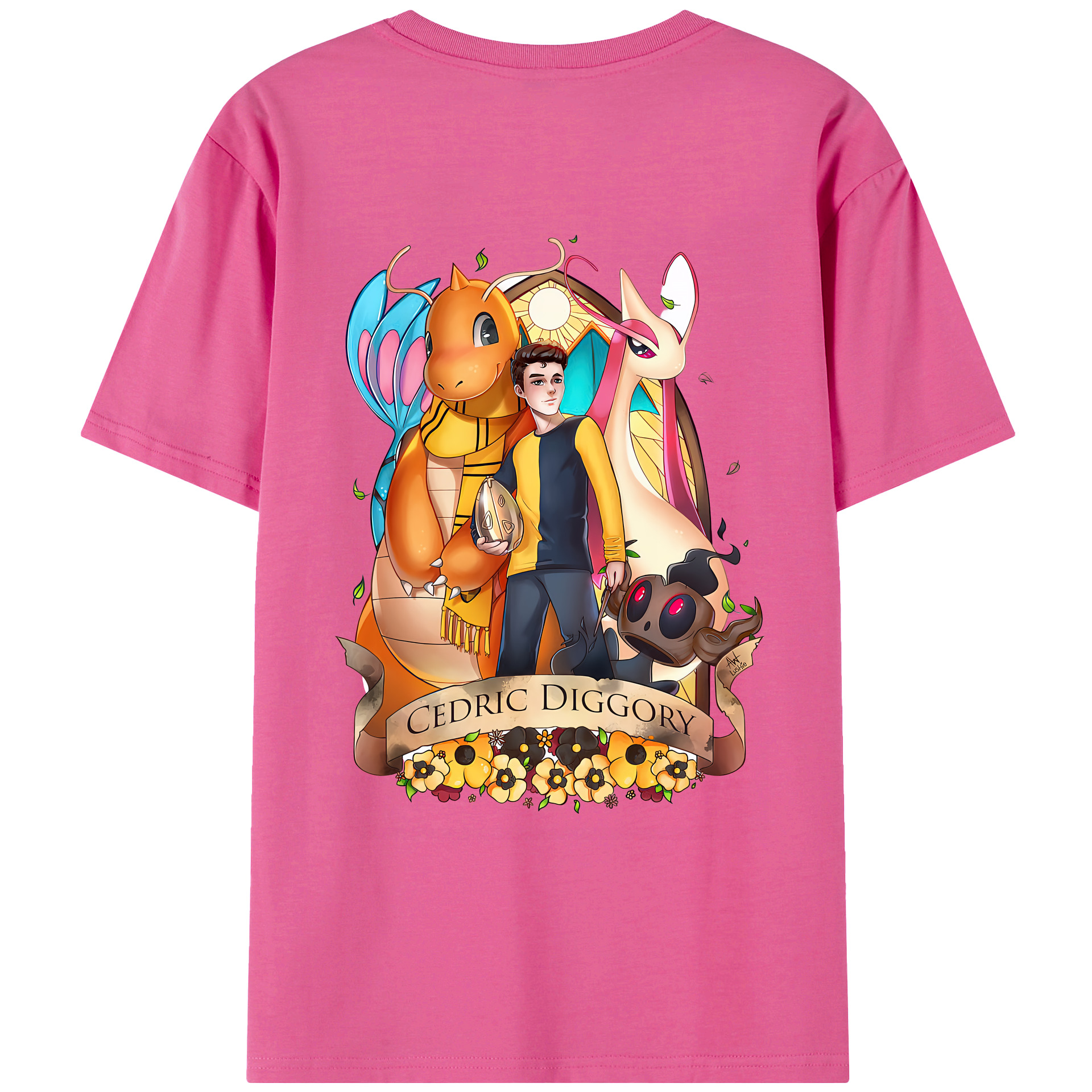 （画像用） Harry Potter ハリー・ポッターシリーズ レディース半袖Tシャツ(バックプリント)