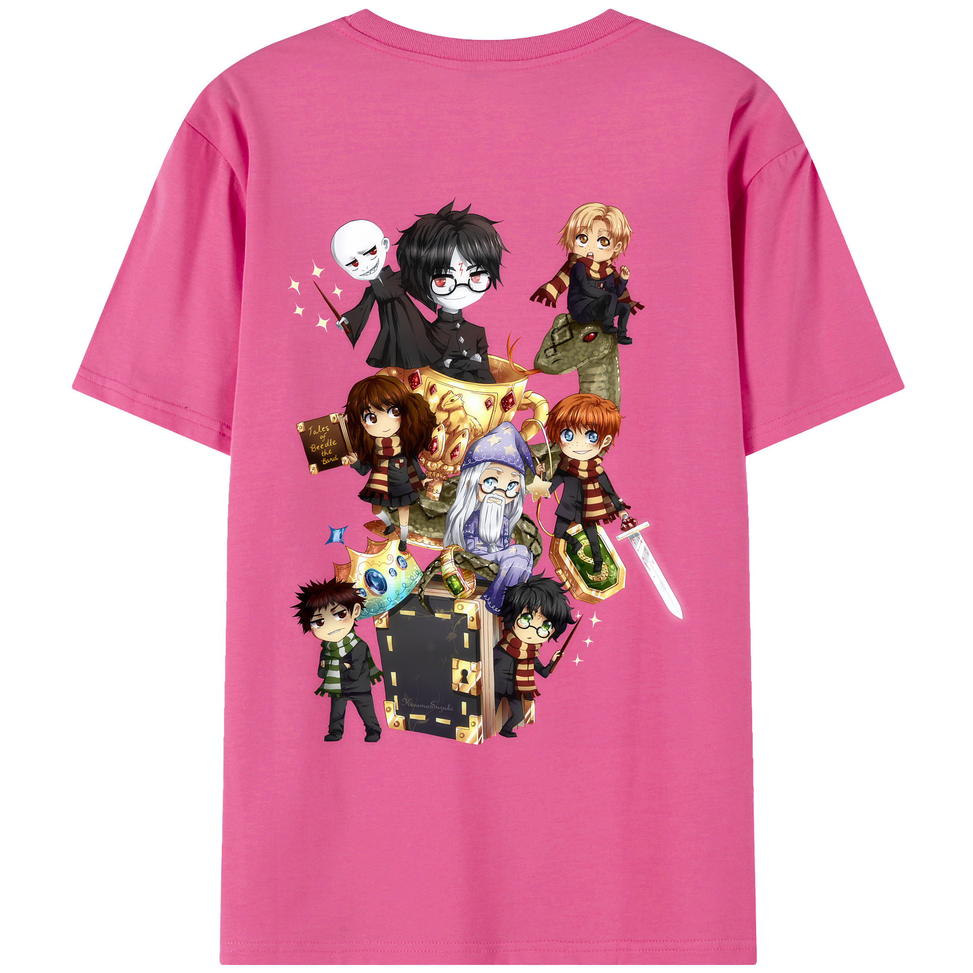 （画像用） Harry Potter ハリー・ポッターシリーズ レディース半袖Tシャツ(バックプリント)