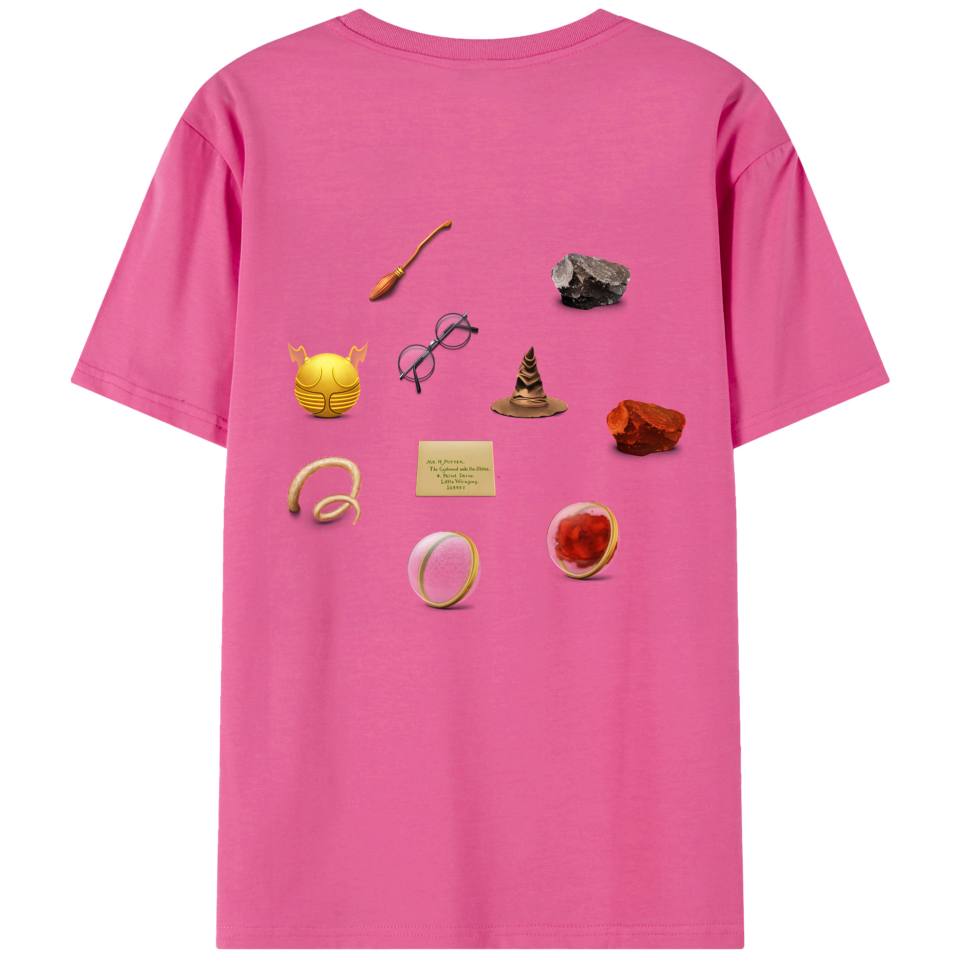 （画像用） Harry Potter ハリー・ポッターシリーズ レディース半袖Tシャツ(バックプリント)