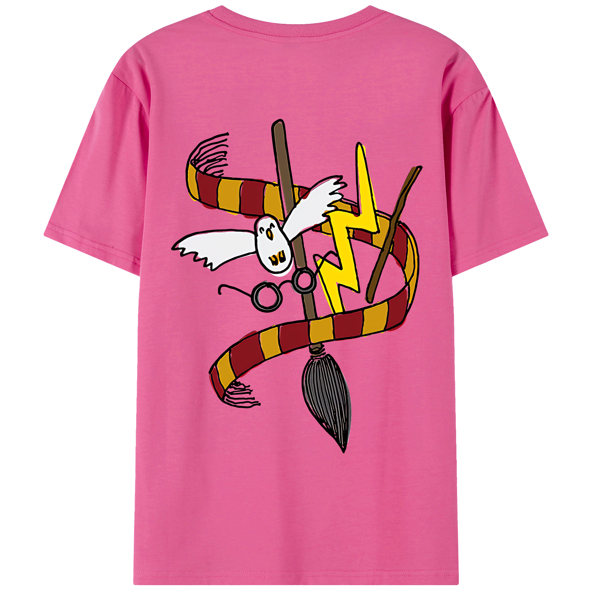 （画像用） Harry Potter ハリー・ポッターシリーズ レディース半袖Tシャツ(バックプリント)