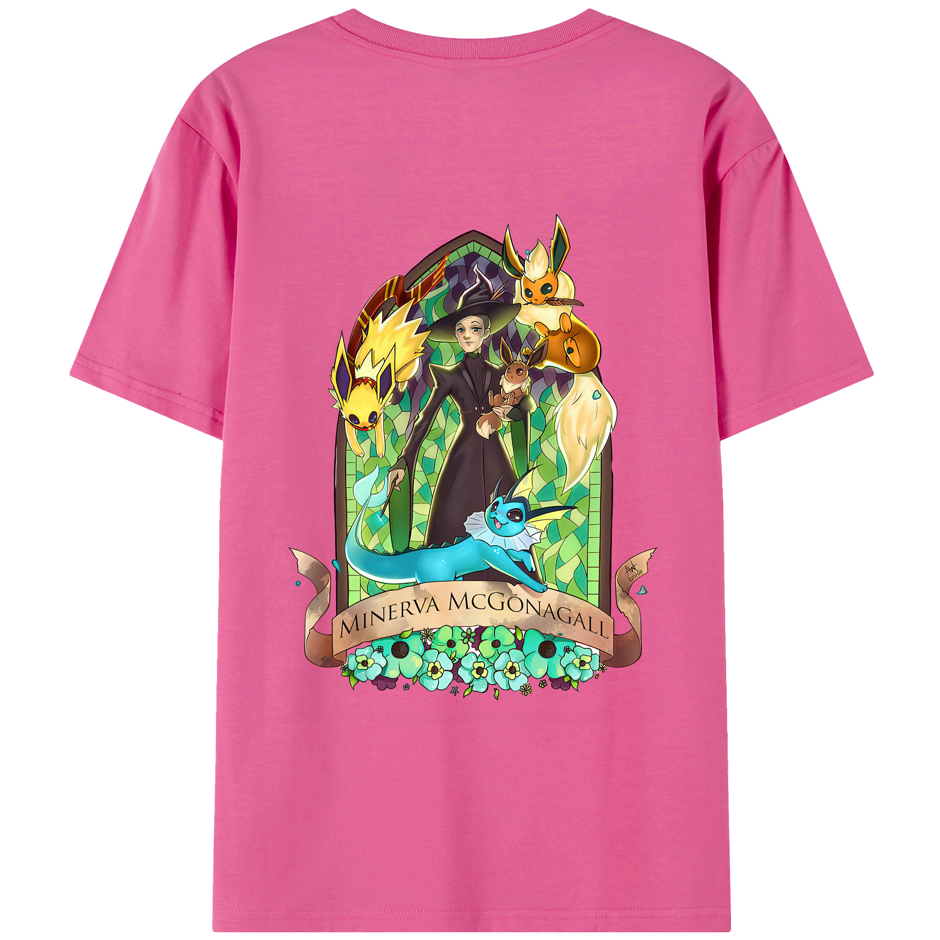 （画像用） Harry Potter ハリー・ポッターシリーズ レディース半袖Tシャツ(バックプリント)