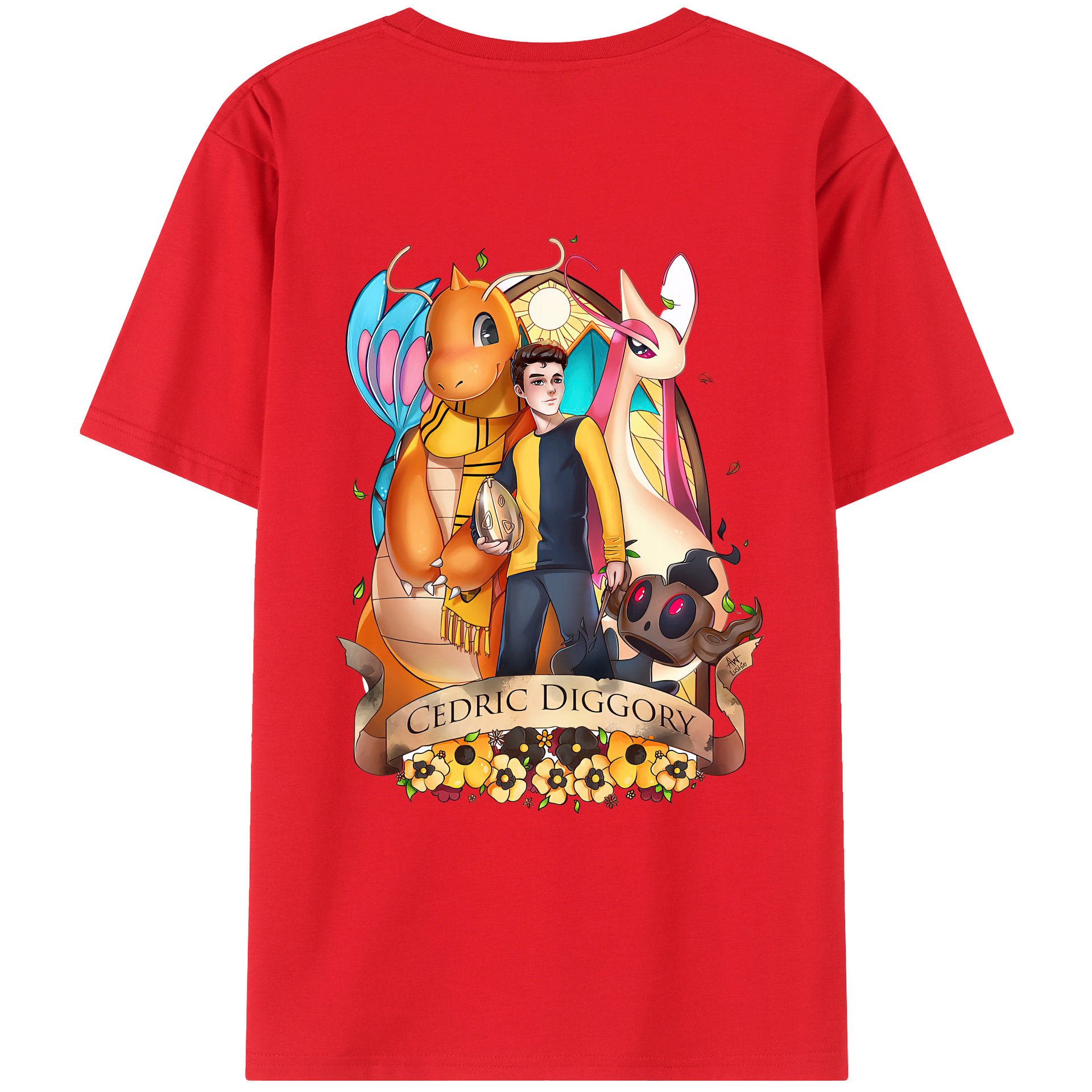 （画像用） Harry Potter ハリー・ポッターシリーズ レディース半袖Tシャツ(バックプリント)