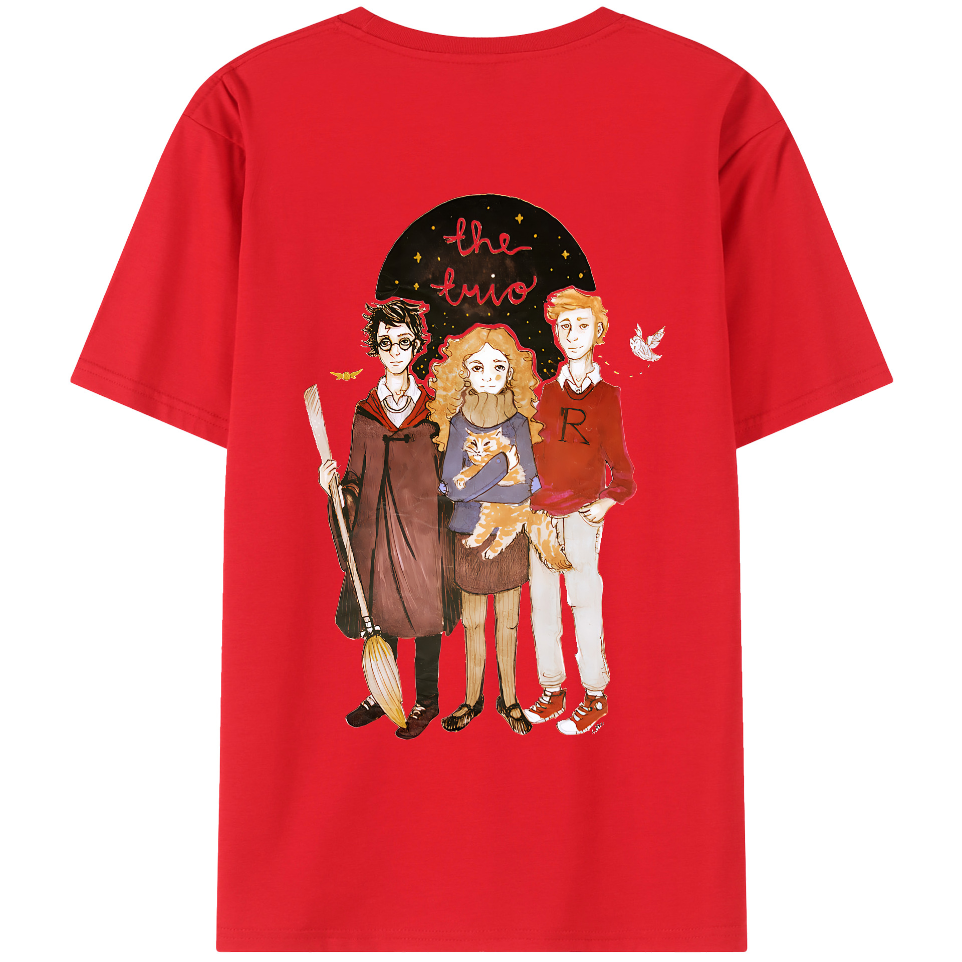 （画像用） Harry Potter ハリー・ポッターシリーズ レディース半袖Tシャツ(バックプリント)