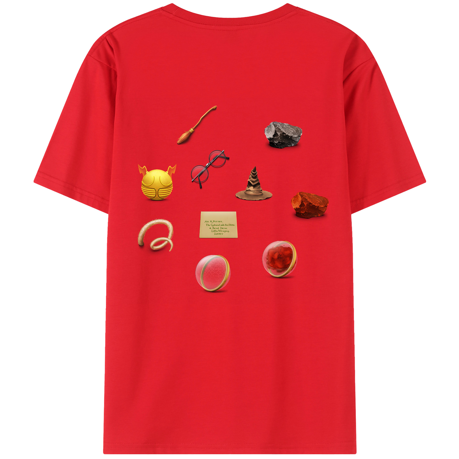 （画像用） Harry Potter ハリー・ポッターシリーズ レディース半袖Tシャツ(バックプリント)