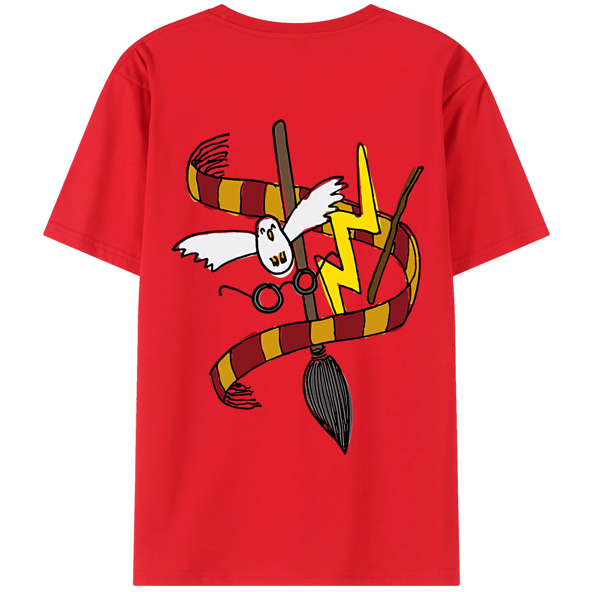 （画像用） Harry Potter ハリー・ポッターシリーズ レディース半袖Tシャツ(バックプリント)