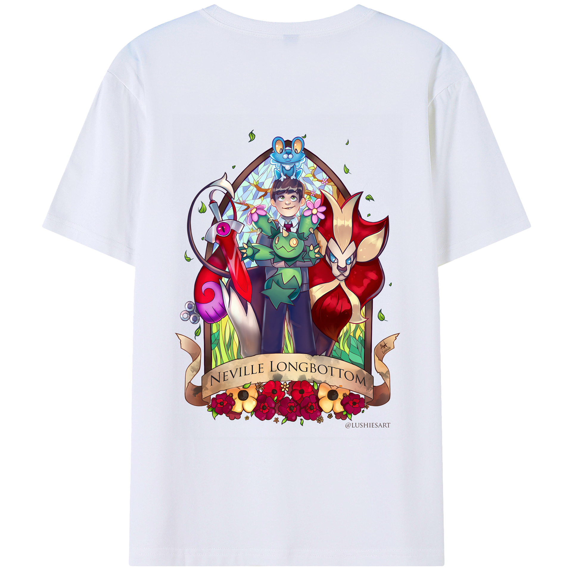 （画像用） Harry Potter ハリー・ポッターシリーズ レディース半袖Tシャツ(バックプリント)