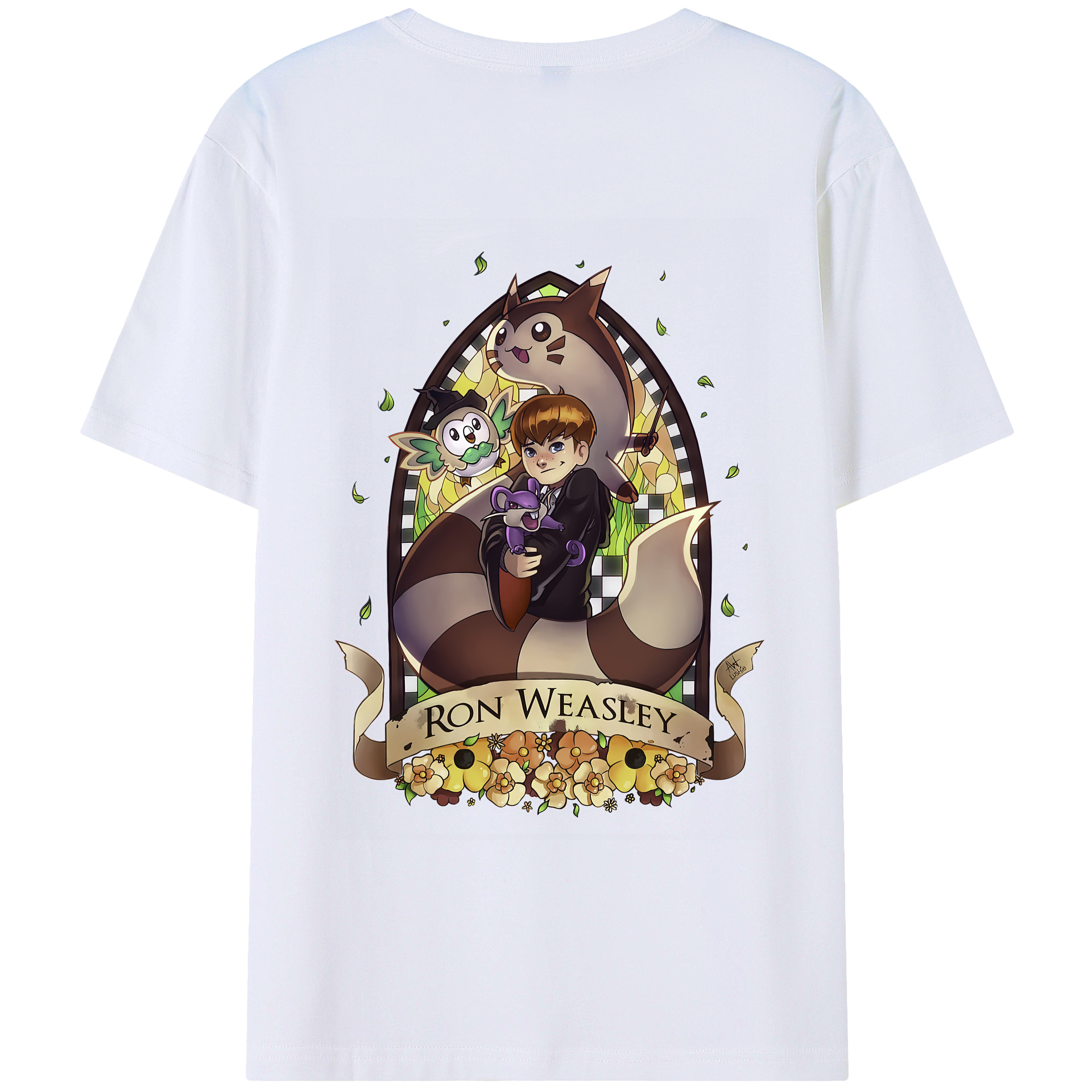 （画像用） Harry Potter ハリー・ポッターシリーズ レディース半袖Tシャツ(バックプリント)