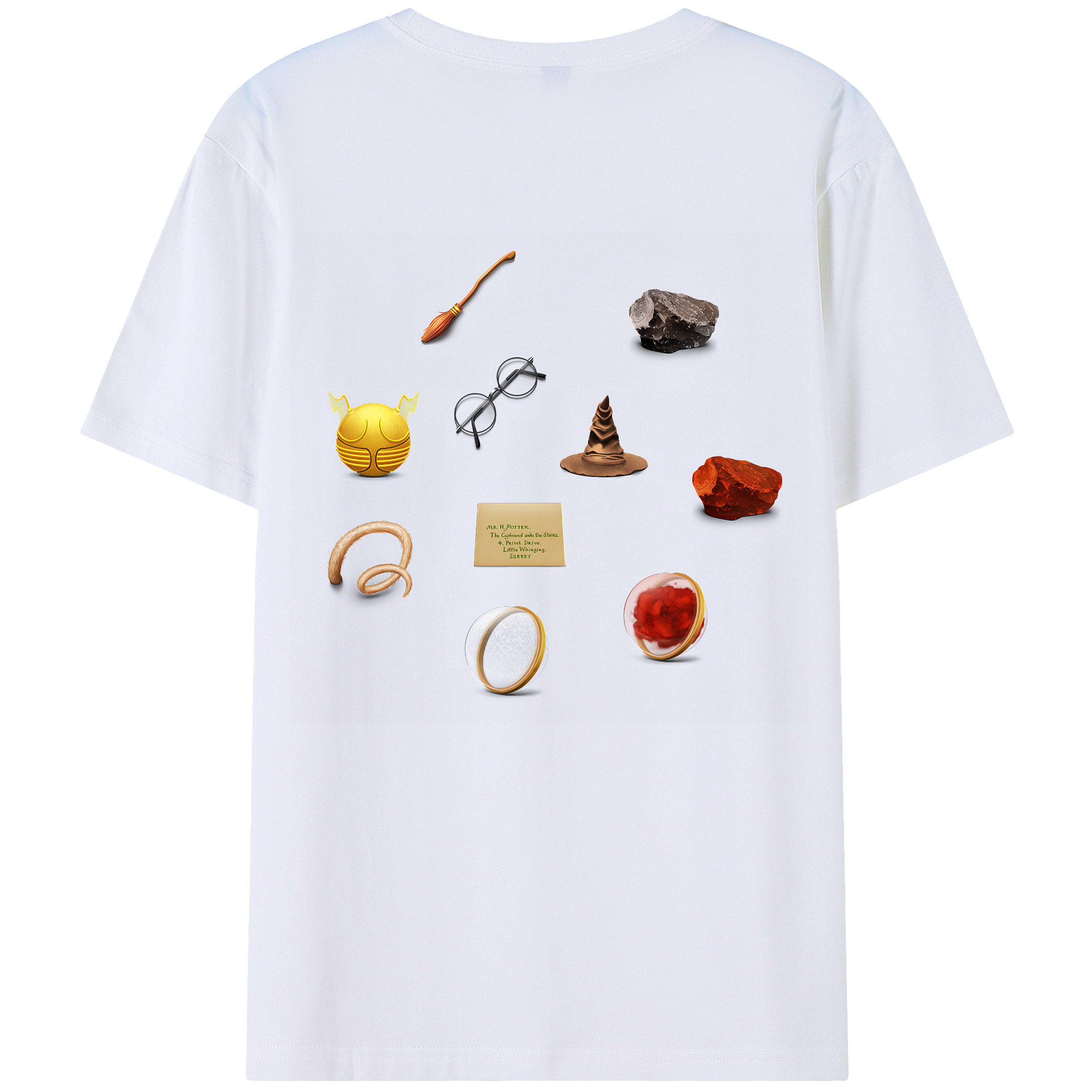 （画像用） Harry Potter ハリー・ポッターシリーズ レディース半袖Tシャツ(バックプリント)