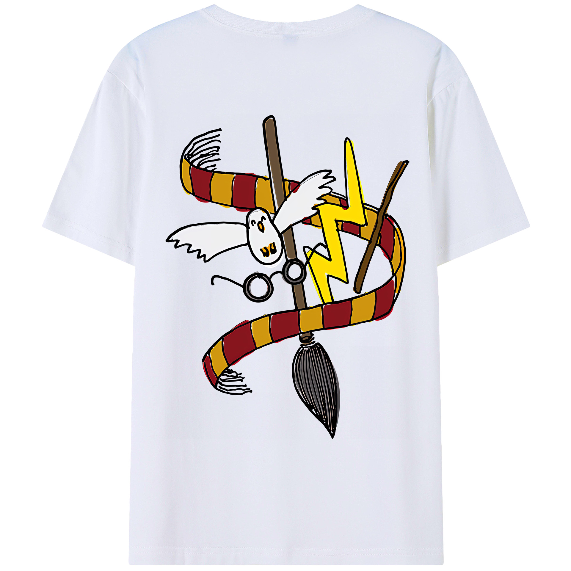 （画像用） Harry Potter ハリー・ポッターシリーズ レディース半袖Tシャツ(バックプリント)