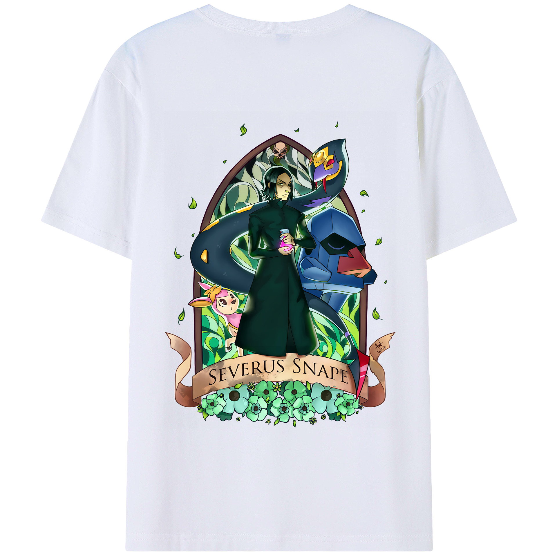 （画像用） Harry Potter ハリー・ポッターシリーズ レディース半袖Tシャツ(バックプリント)