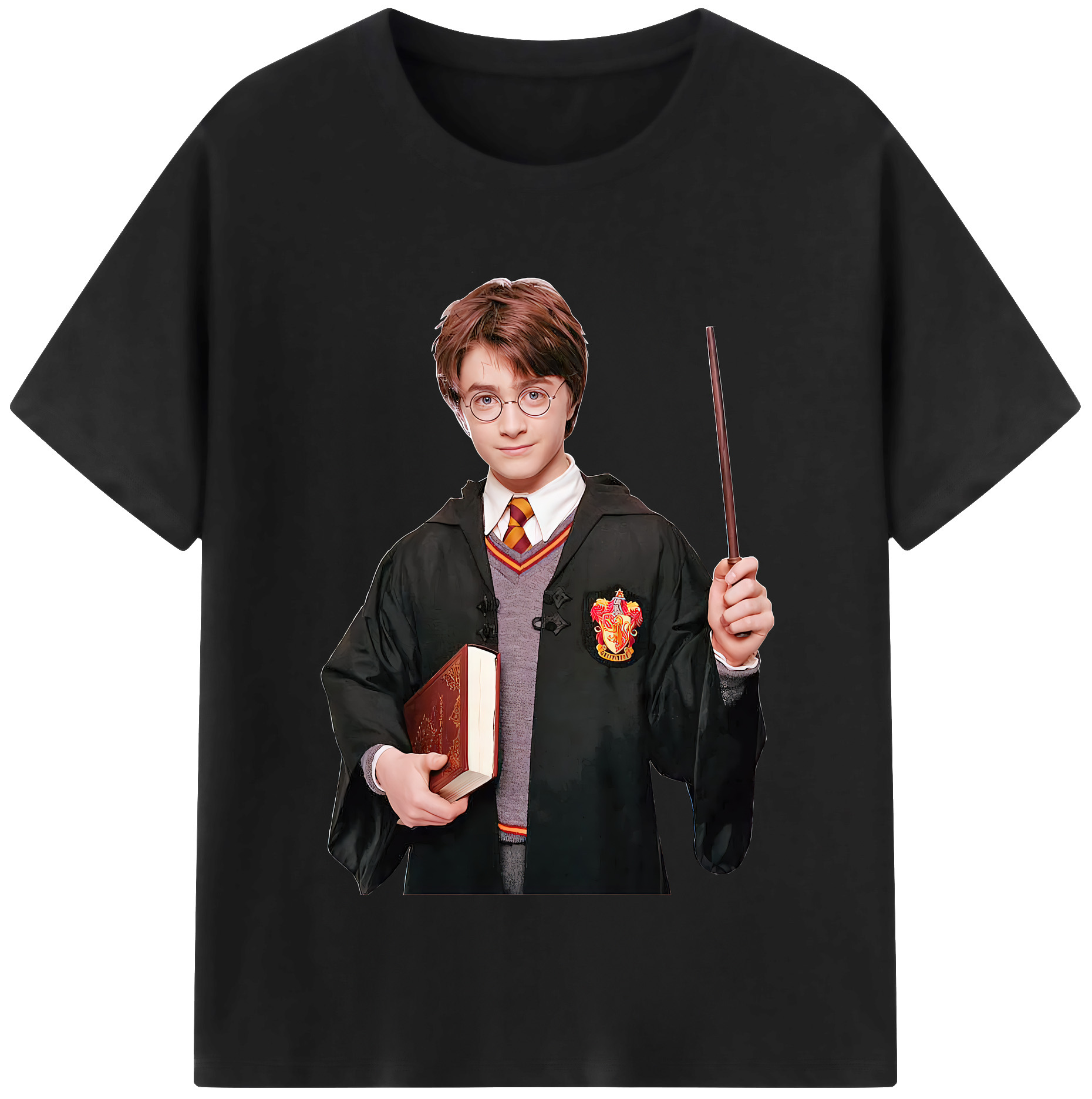 （画像用） Harry Potter ハリー・ポッターシリーズ レディースカジュアルプリントTシャツ（綿100％）