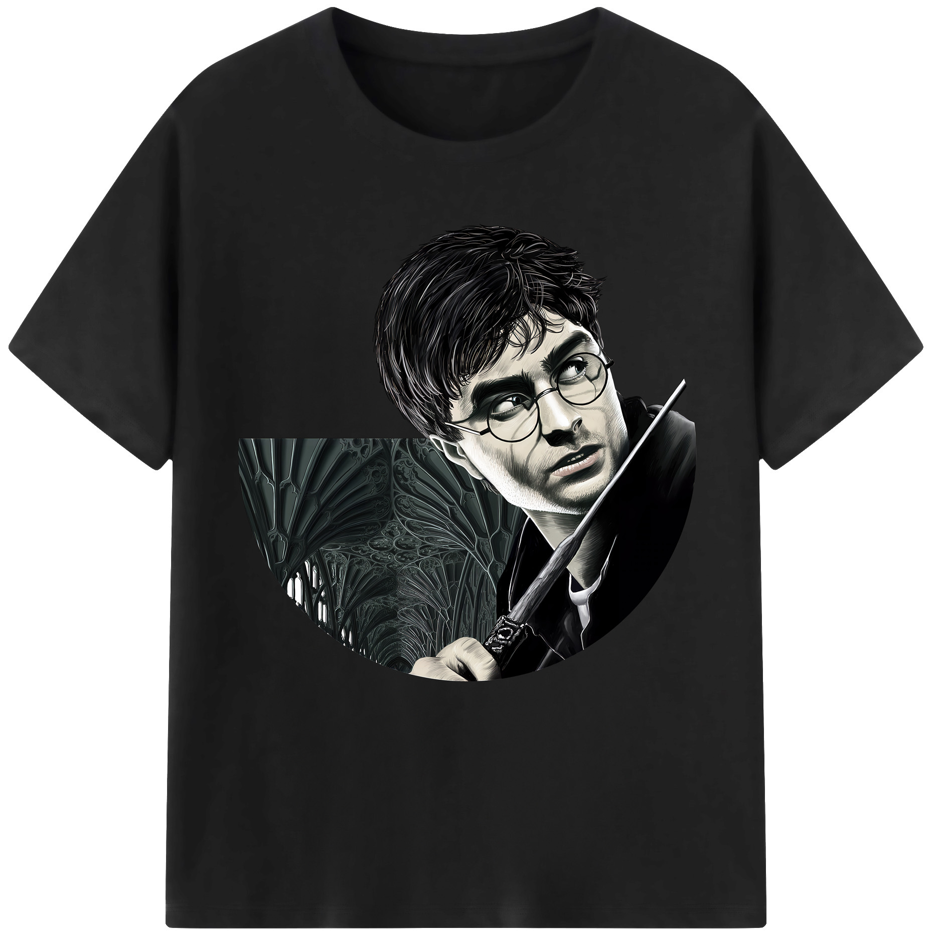 （画像用） Harry Potter ハリー・ポッターシリーズ レディースカジュアルプリントTシャツ（綿100％）