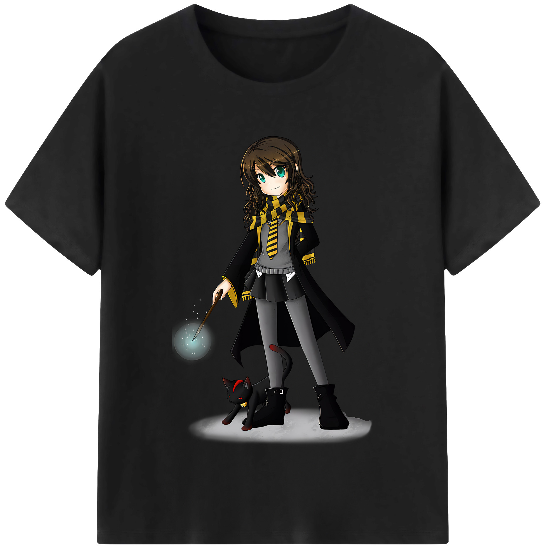（画像用） Harry Potter ハリー・ポッターシリーズ レディースカジュアルプリントTシャツ（綿100％）