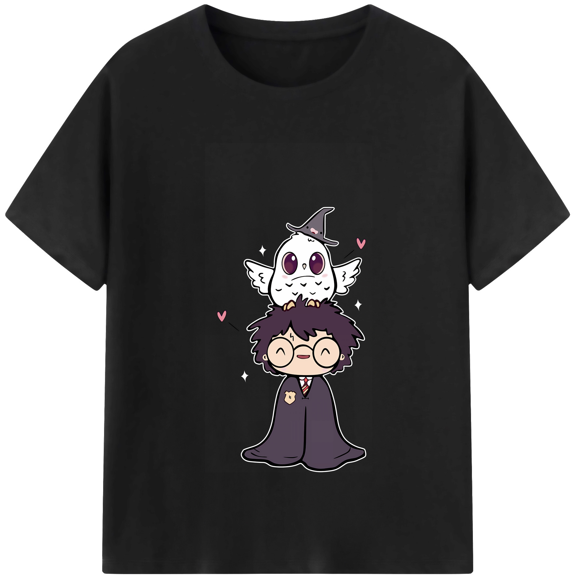 （画像用） Harry Potter ハリー・ポッターシリーズ レディースカジュアルプリントTシャツ（綿100％）
