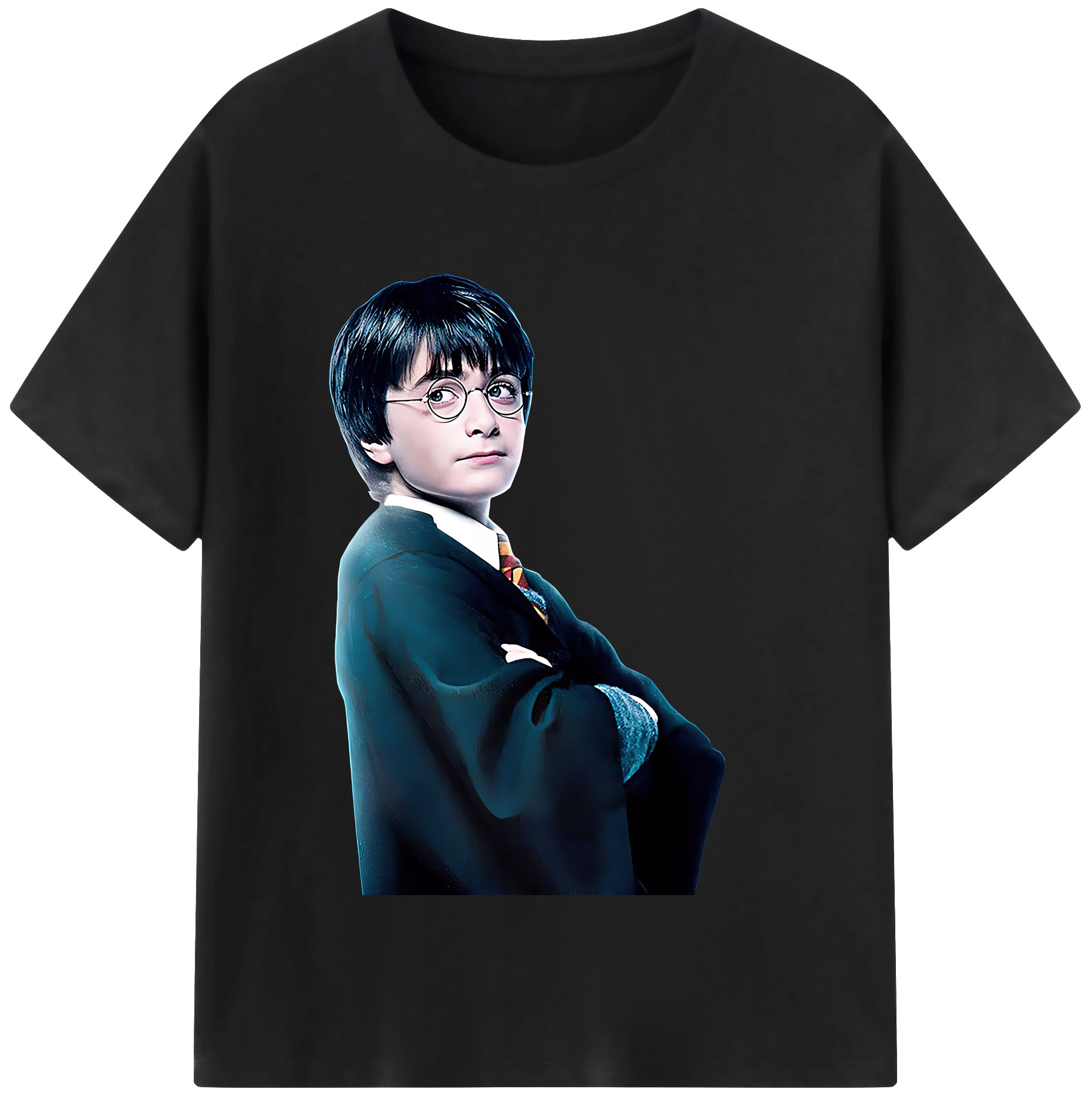 （画像用） Harry Potter ハリー・ポッターシリーズ レディースカジュアルプリントTシャツ（綿100％）