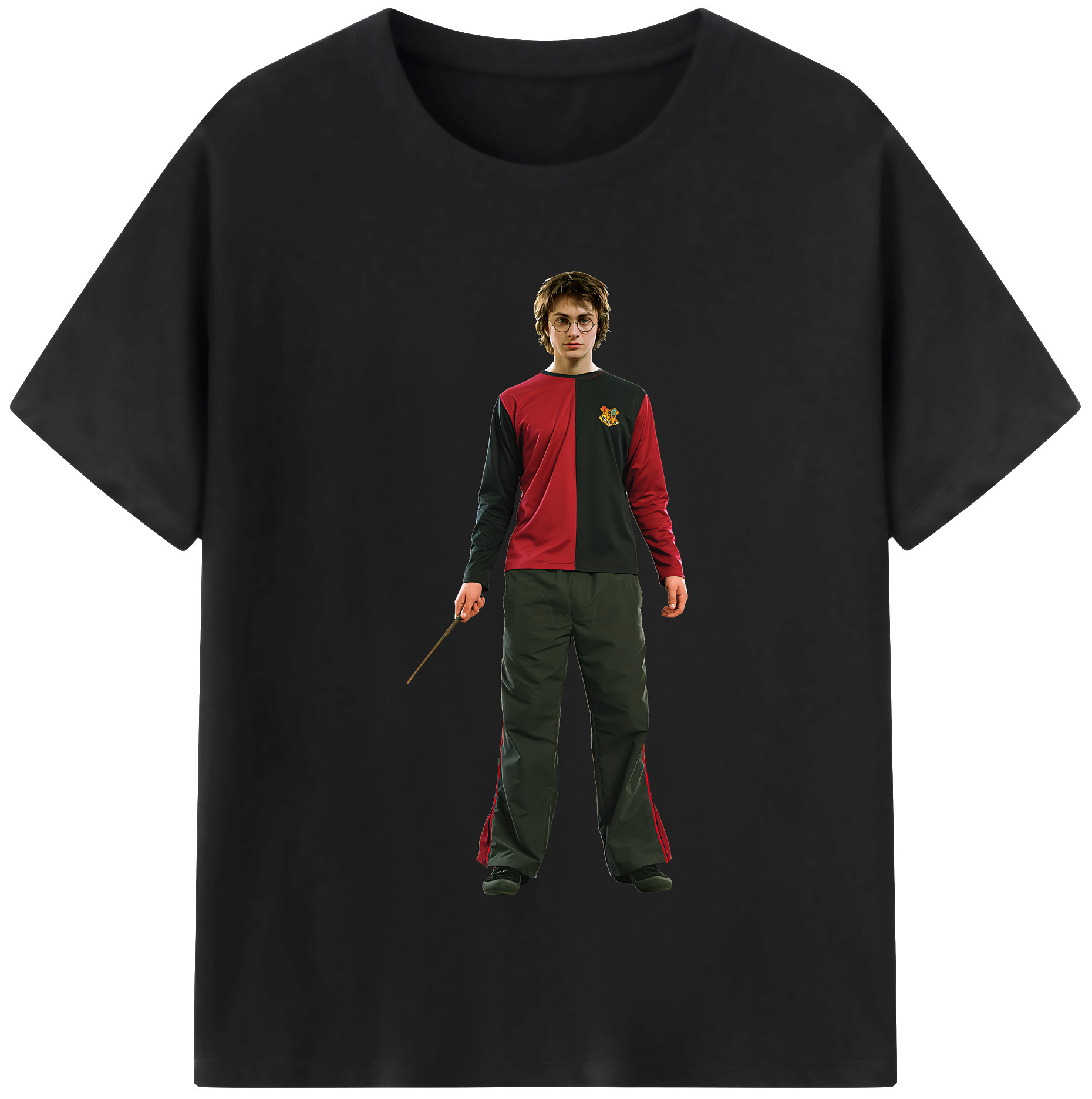 （画像用） Harry Potter ハリー・ポッターシリーズ レディースカジュアルプリントTシャツ（綿100％）