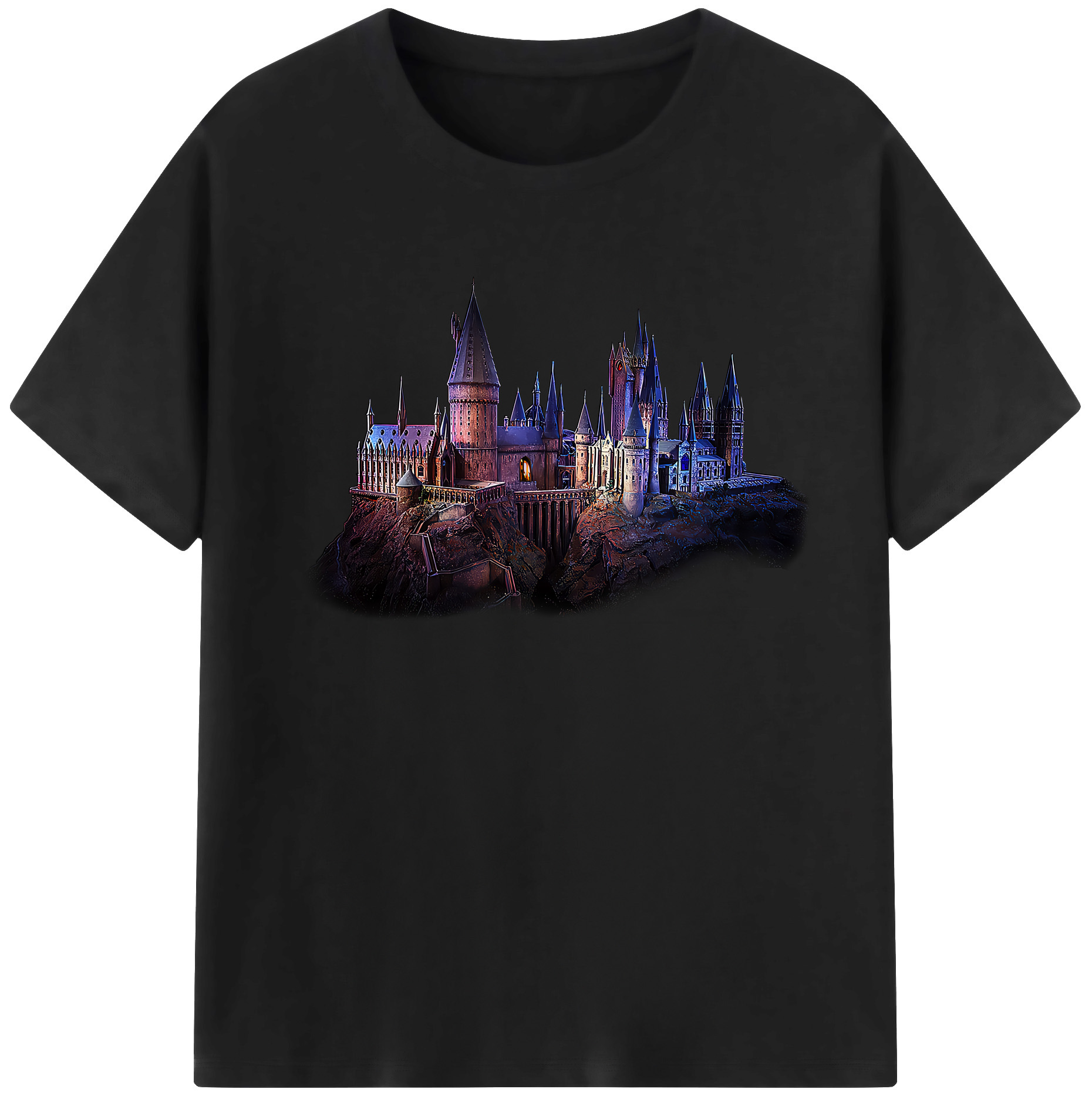 （画像用） Harry Potter ハリー・ポッターシリーズ レディースカジュアルプリントTシャツ（綿100％）