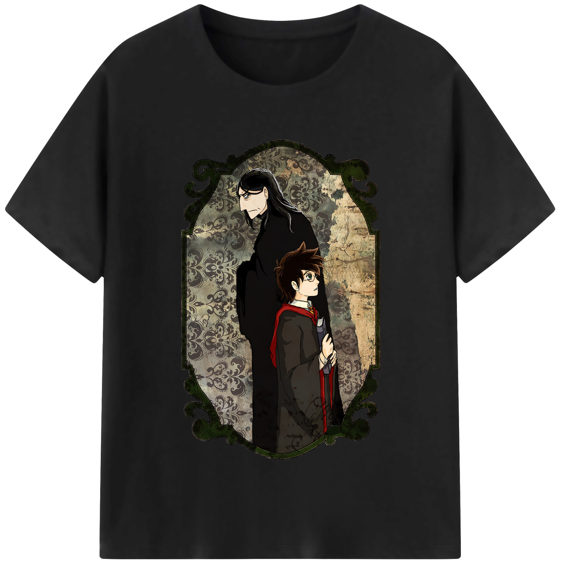 （画像用） Harry Potter ハリー・ポッターシリーズ レディースカジュアルプリントTシャツ（綿100％）