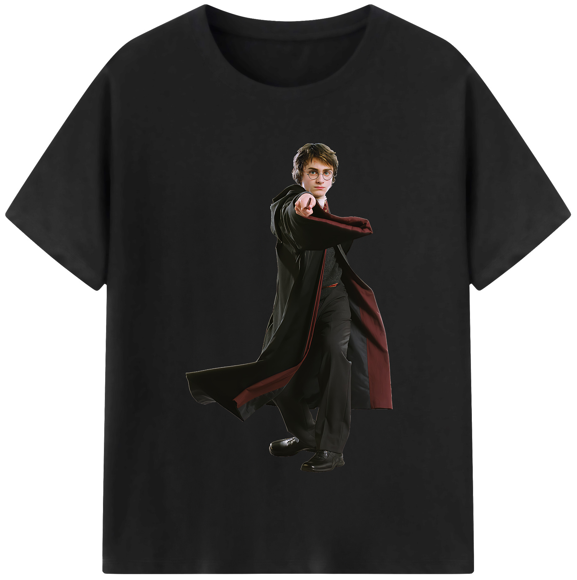 （画像用） Harry Potter ハリー・ポッターシリーズ レディースカジュアルプリントTシャツ（綿100％）