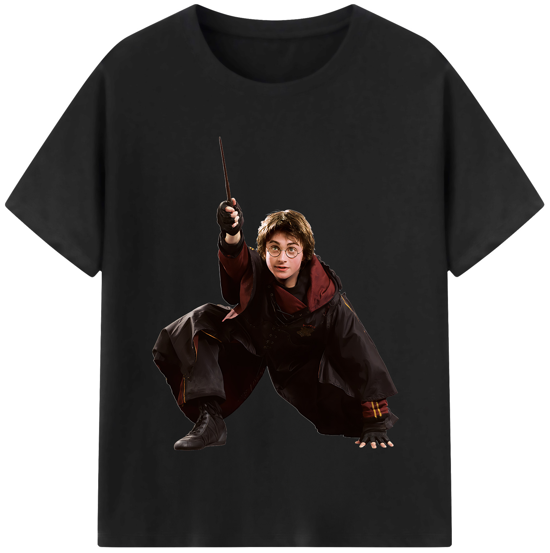 （画像用） Harry Potter ハリー・ポッターシリーズ レディースカジュアルプリントTシャツ（綿100％）