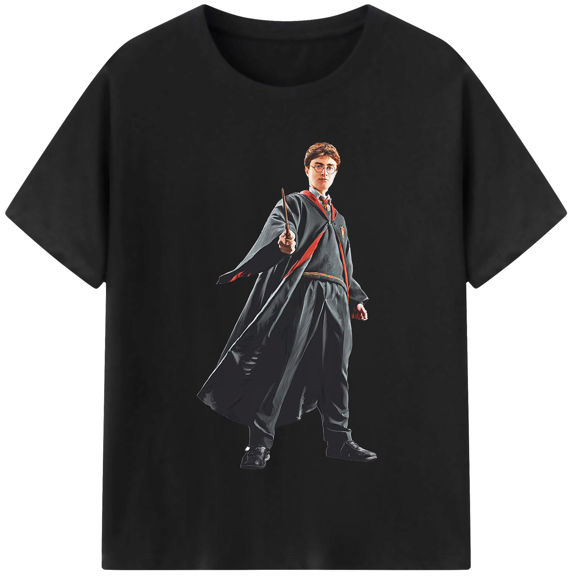 （画像用） Harry Potter ハリー・ポッターシリーズ レディースカジュアルプリントTシャツ（綿100％）
