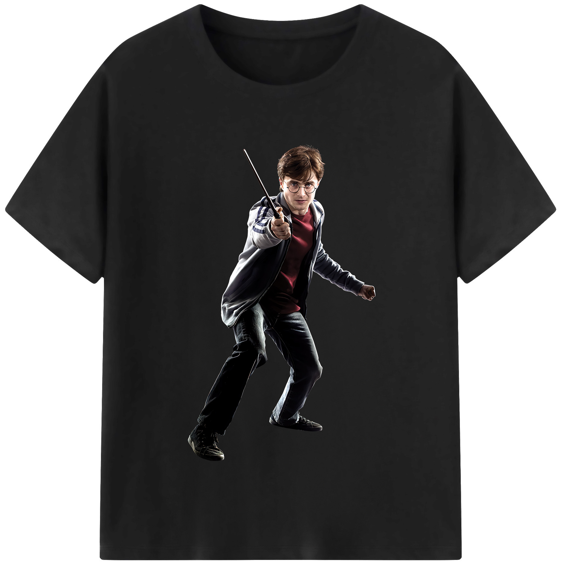 （画像用） Harry Potter ハリー・ポッターシリーズ レディースカジュアルプリントTシャツ（綿100％）