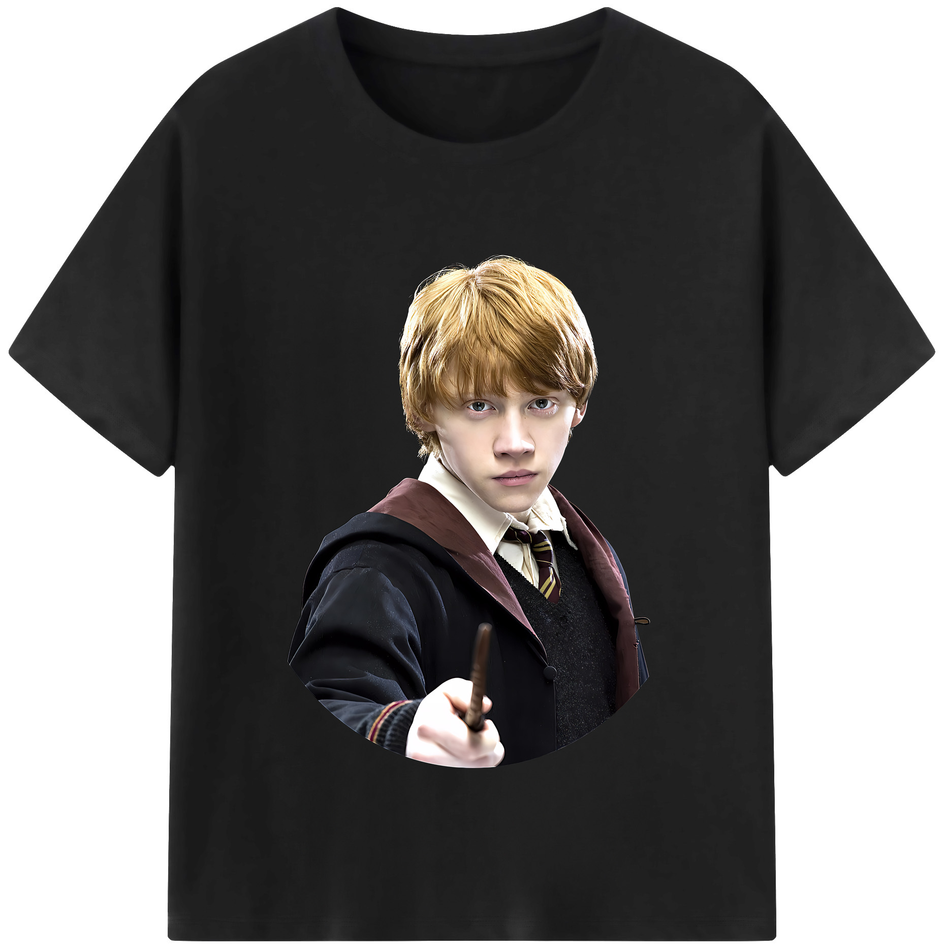 （画像用） Harry Potter ハリー・ポッターシリーズ レディースカジュアルプリントTシャツ（綿100％）