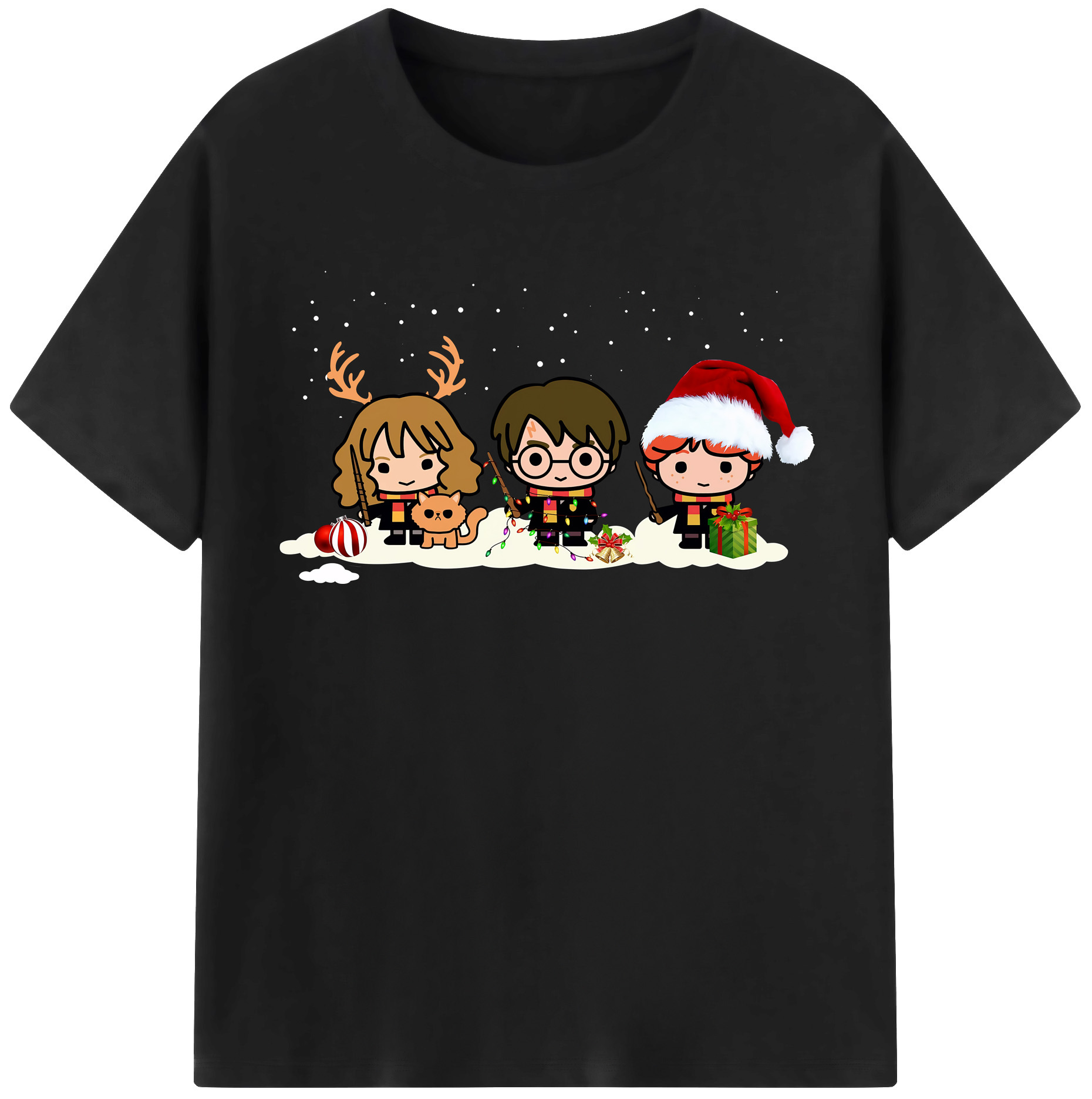 （画像用） Harry Potter ハリー・ポッターシリーズ レディースカジュアルプリントTシャツ（綿100％）