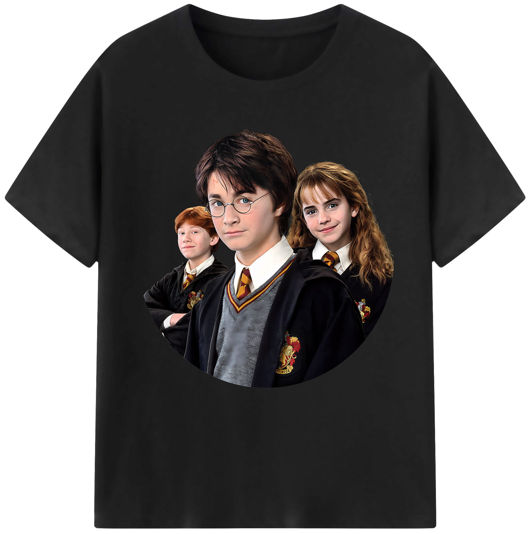 （画像用） Harry Potter ハリー・ポッターシリーズ レディースカジュアルプリントTシャツ（綿100％）
