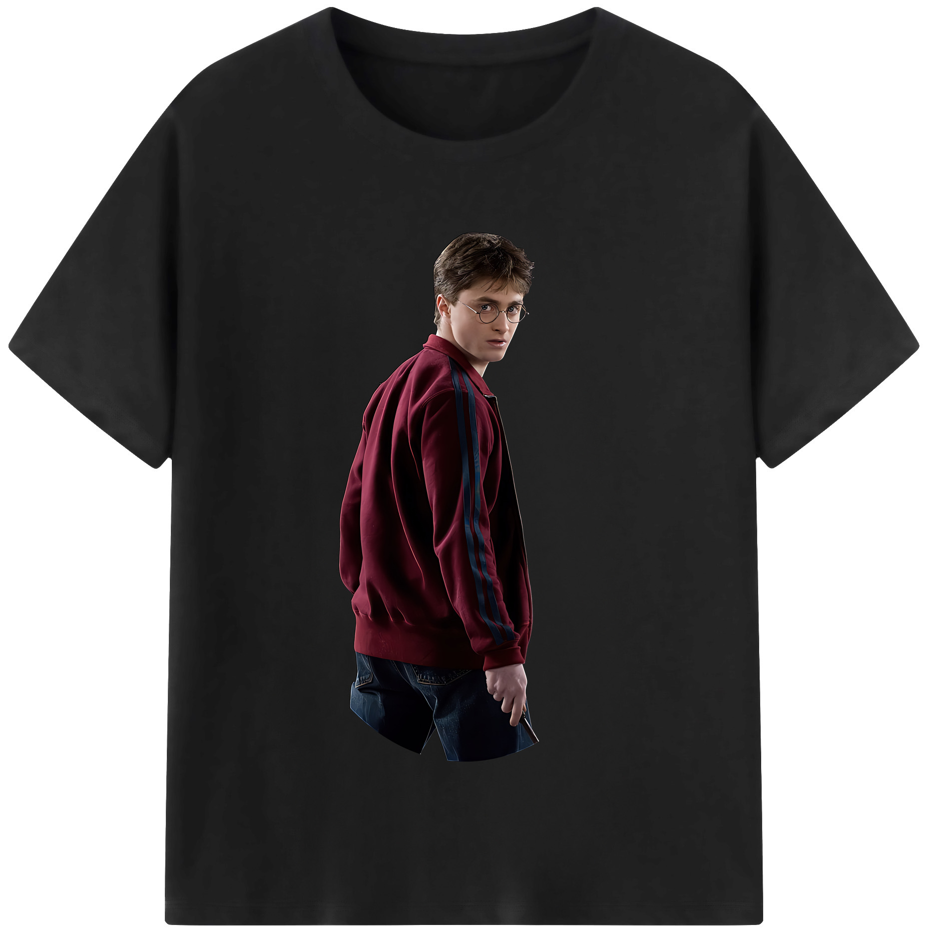 （画像用） Harry Potter ハリー・ポッターシリーズ レディースカジュアルプリントTシャツ（綿100％）