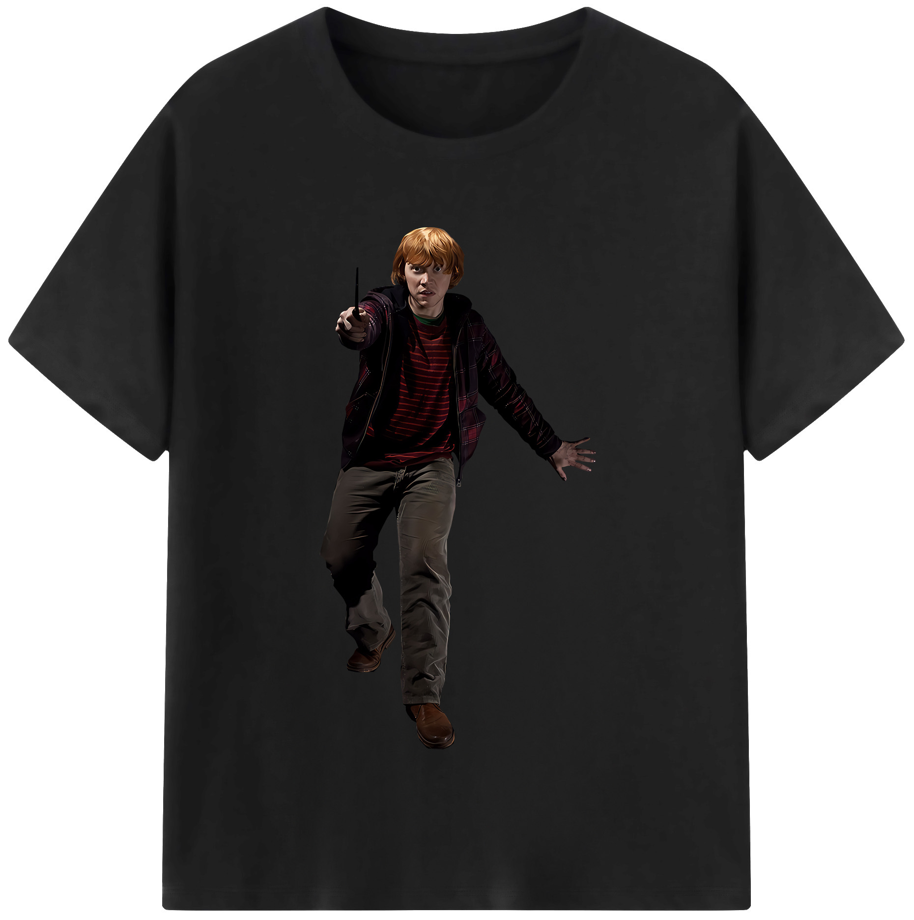（画像用） Harry Potter ハリー・ポッターシリーズ レディースカジュアルプリントTシャツ（綿100％）