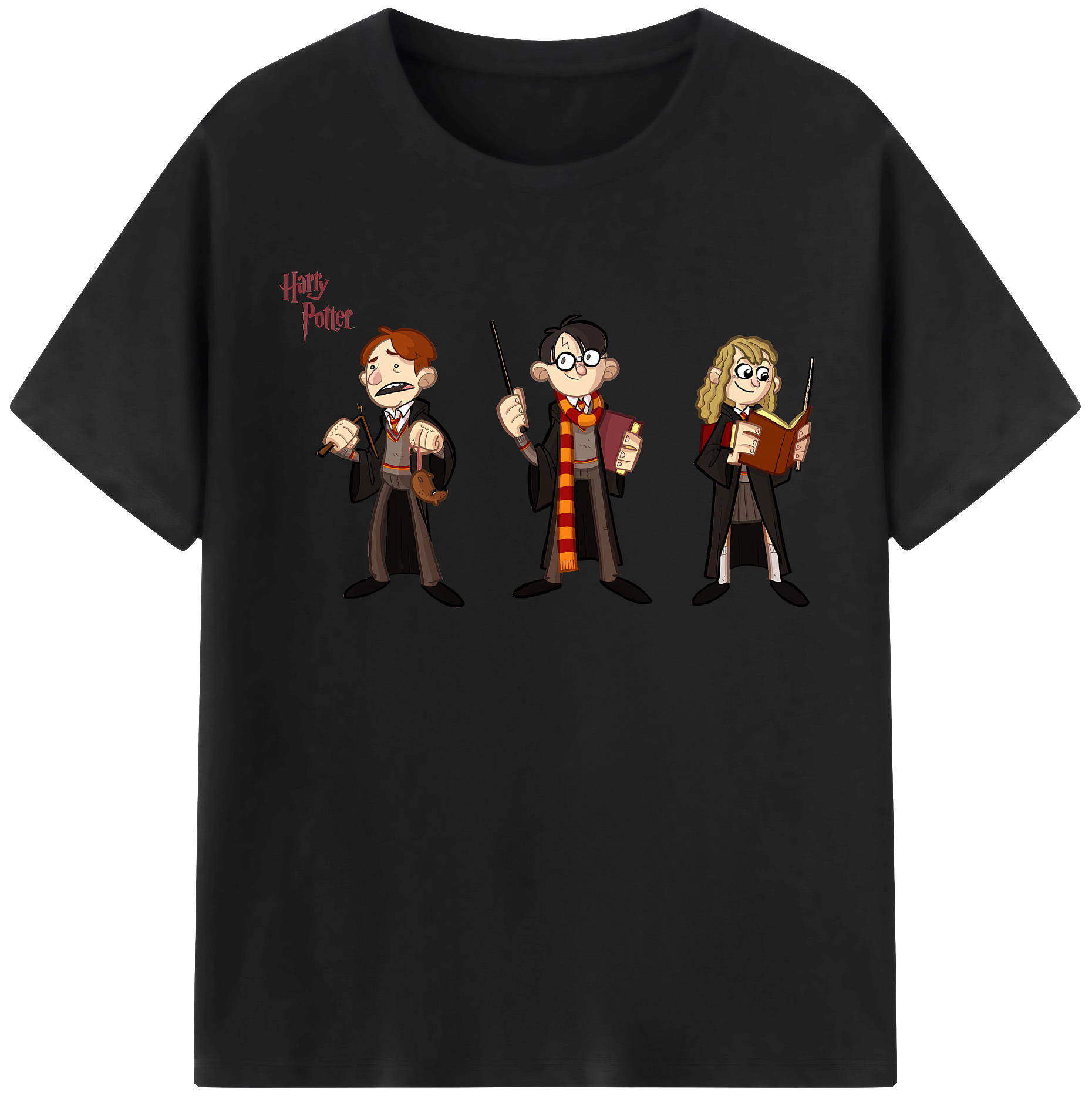 （画像用） Harry Potter ハリー・ポッターシリーズ レディースカジュアルプリントTシャツ（綿100％）