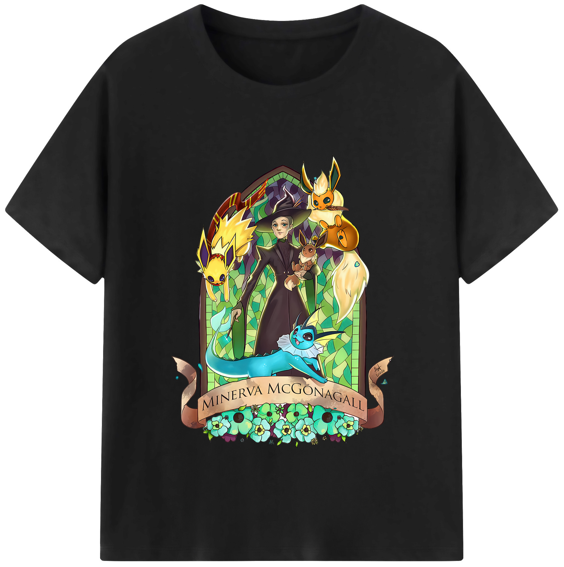 （画像用） Harry Potter ハリー・ポッターシリーズ レディースカジュアルプリントTシャツ（綿100％）