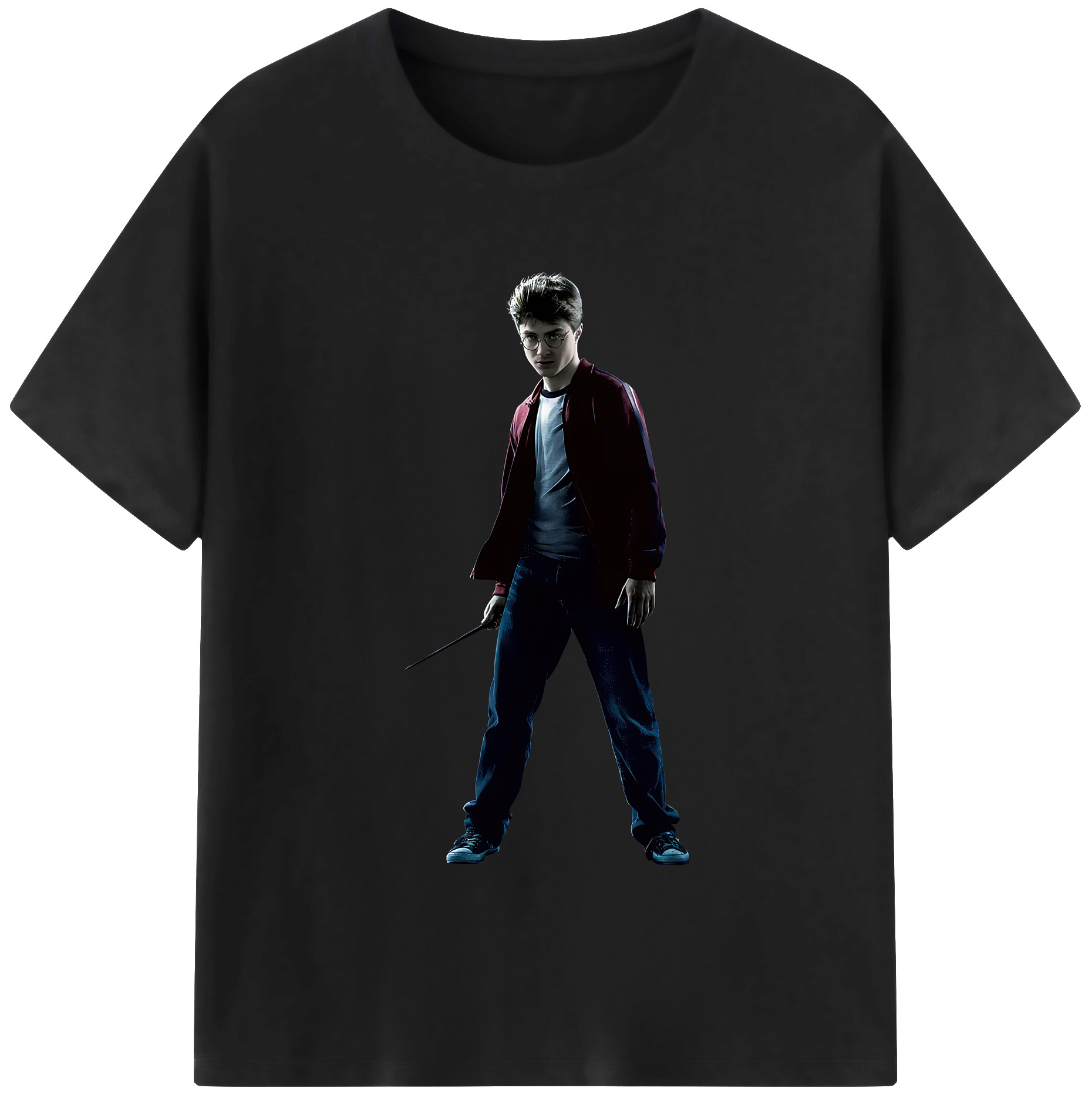 （画像用） Harry Potter ハリー・ポッターシリーズ レディースカジュアルプリントTシャツ（綿100％）