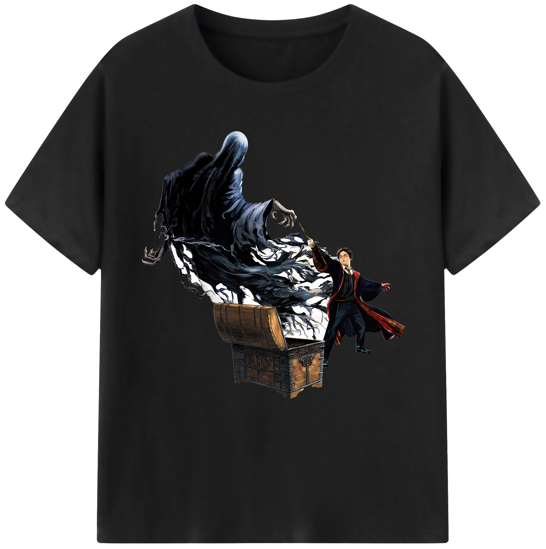 （画像用） Harry Potter ハリー・ポッターシリーズ レディースカジュアルプリントTシャツ（綿100％）